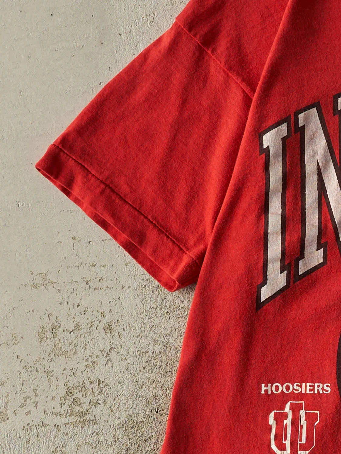 Vintage 92' Red Indiana University NCAA Final Four Single Stitch Tee (M) sold by Rebalance Vintage product image thumbnail 3