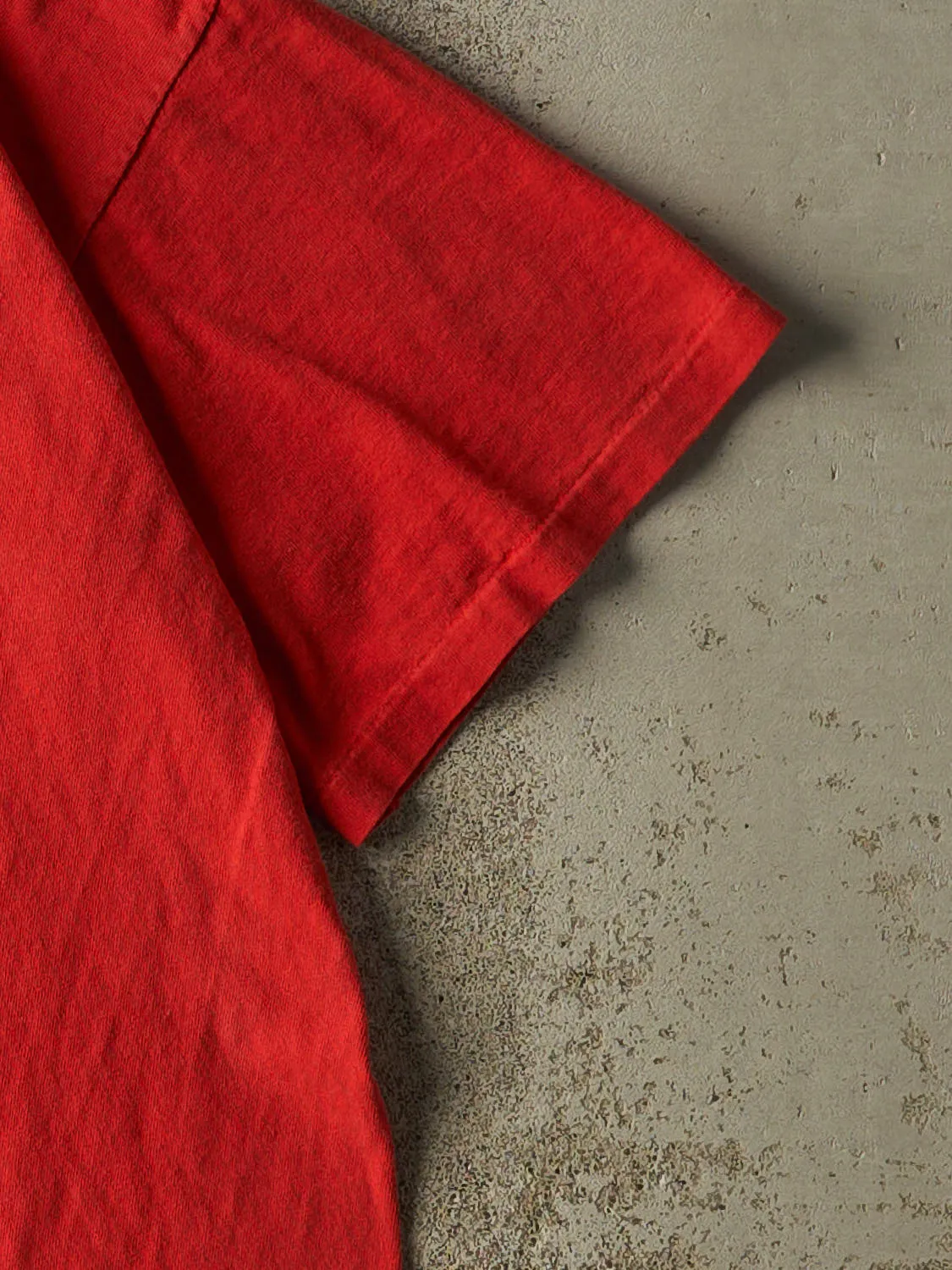 Vintage 90' Red San Francisco 49ers Joe Montana Single Stitch Tee (S/M) sold by Rebalance Vintage product image thumbnail 4