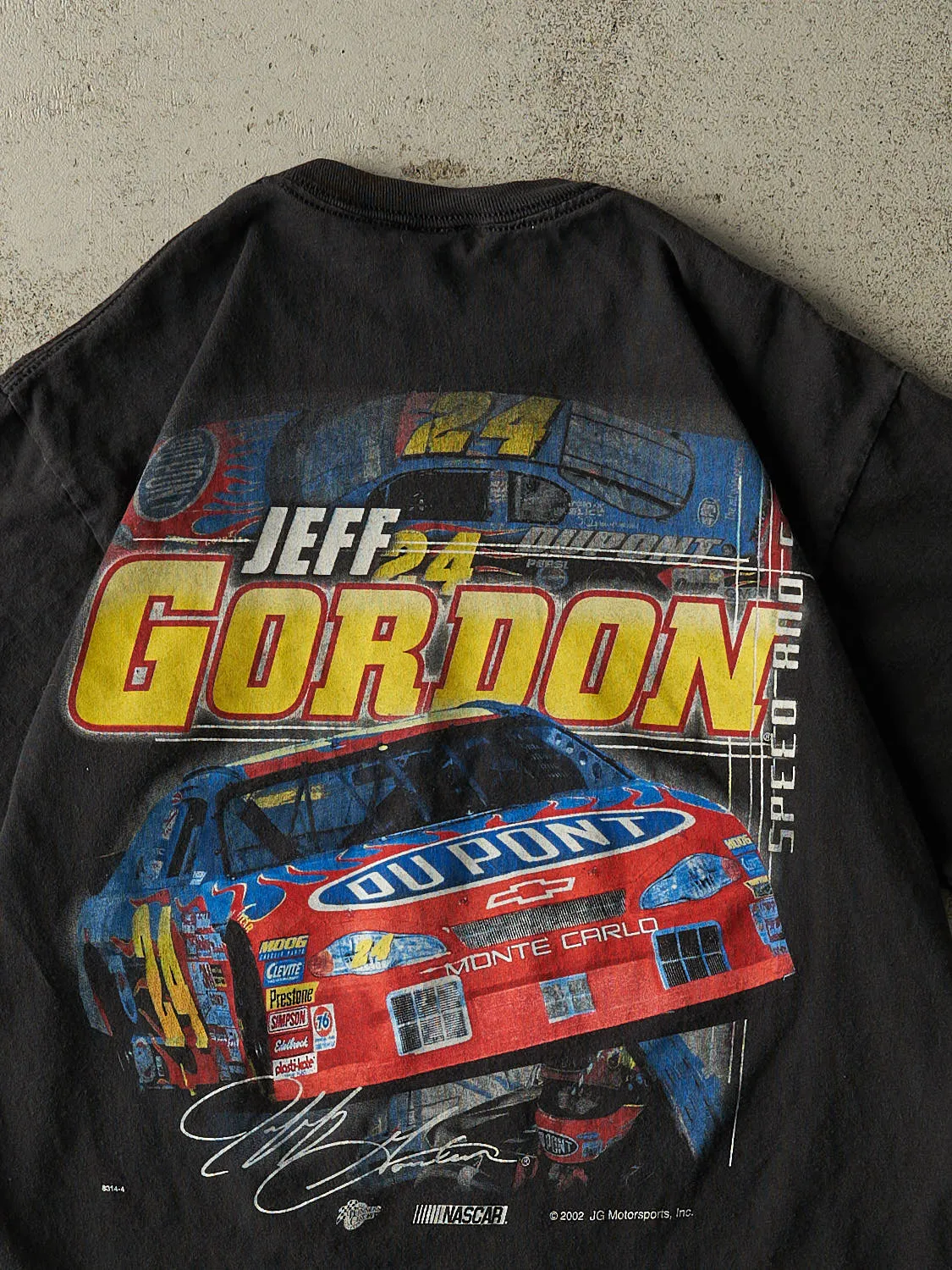 Vintage 02' Black Jeff Gordon Nascar Tee (M) sold by Rebalance Vintage product image thumbnail 4