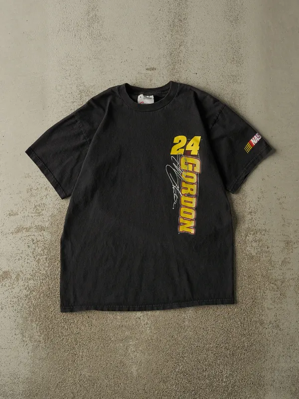 Vintage 02' Black Jeff Gordon Nascar Tee (M) made by Rebalance Vintage