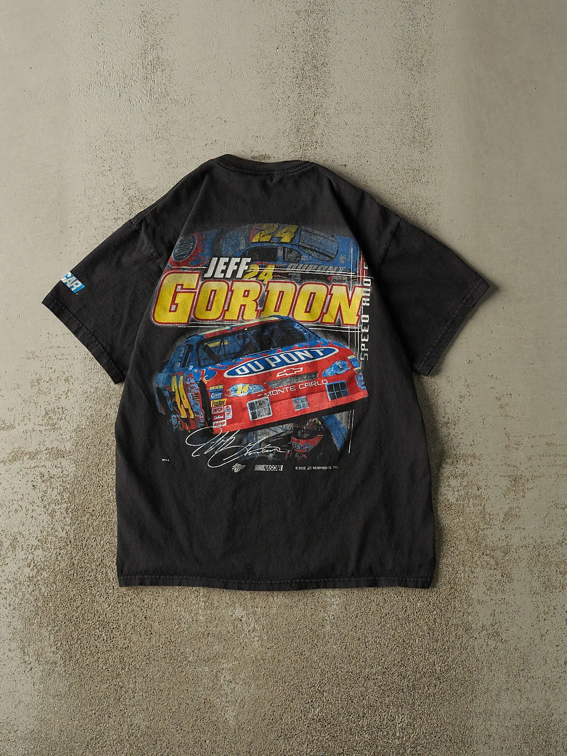 Vintage 02' Black Jeff Gordon Nascar Tee (M) sold by Rebalance Vintage product image thumbnail 2