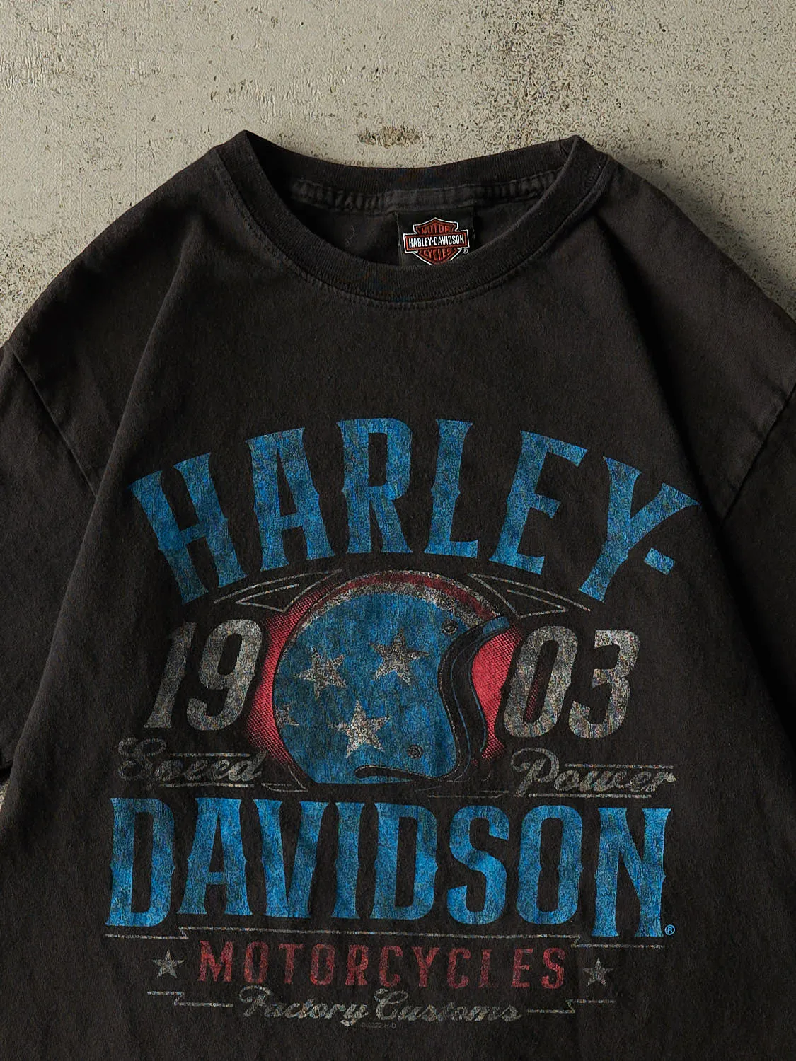 22' Black Harley Davidson Ellington CT Tee (S/M) sold by Rebalance Vintage product image thumbnail 3