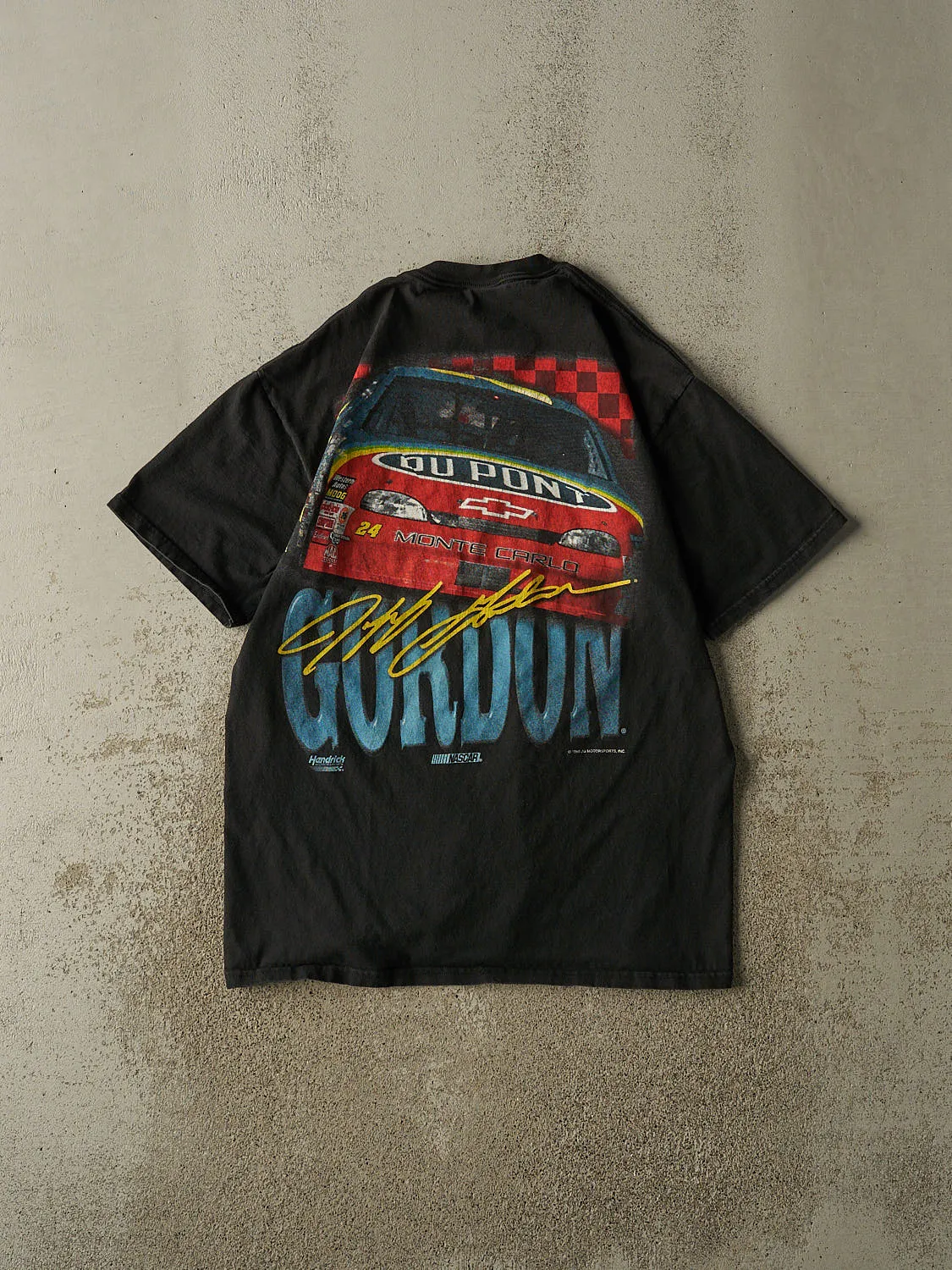 Vintage 99' Black Jeff Gordon Nascar Tee (L/XL) sold by Rebalance Vintage product image thumbnail 2