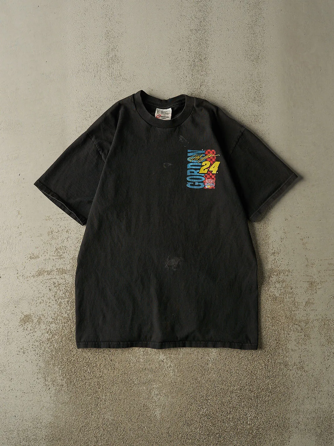 Vintage 99' Black Jeff Gordon Nascar Tee (L/XL) sold by Rebalance Vintage