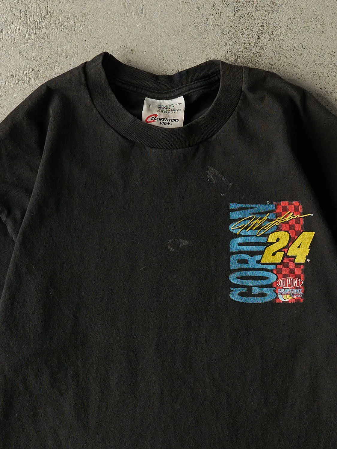 Vintage 99' Black Jeff Gordon Nascar Tee (L/XL) sold by Rebalance Vintage product image thumbnail 3