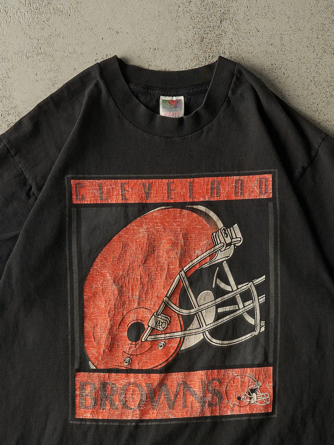 Vintage 90s Black Cleveland Browns Tee (L) sold by Rebalance Vintage product image thumbnail 2