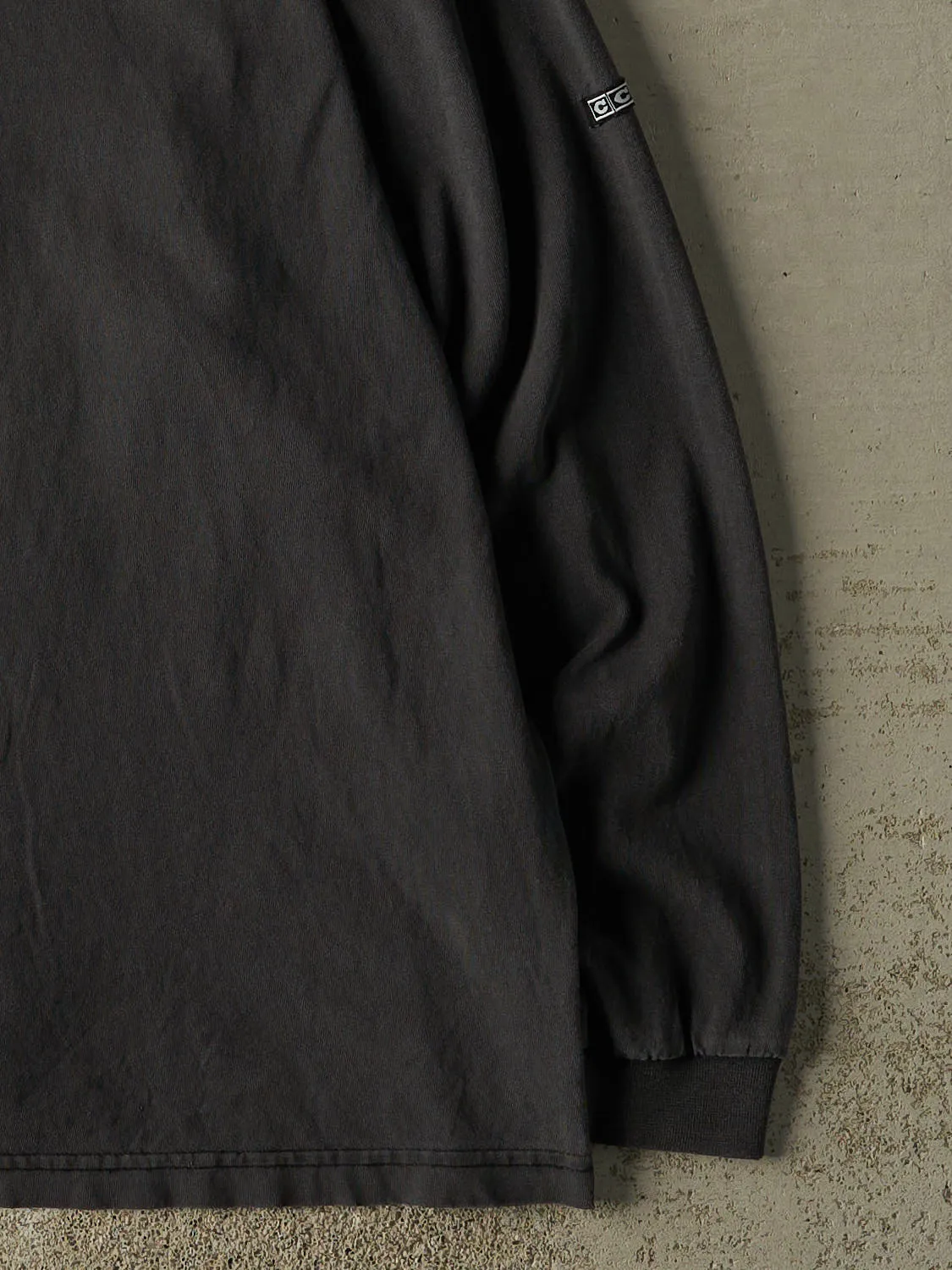 Vintage 90s Faded Black Buffalo Sabres Long Sleeve (XL/XXL) sold by Rebalance Vintage product image thumbnail 4