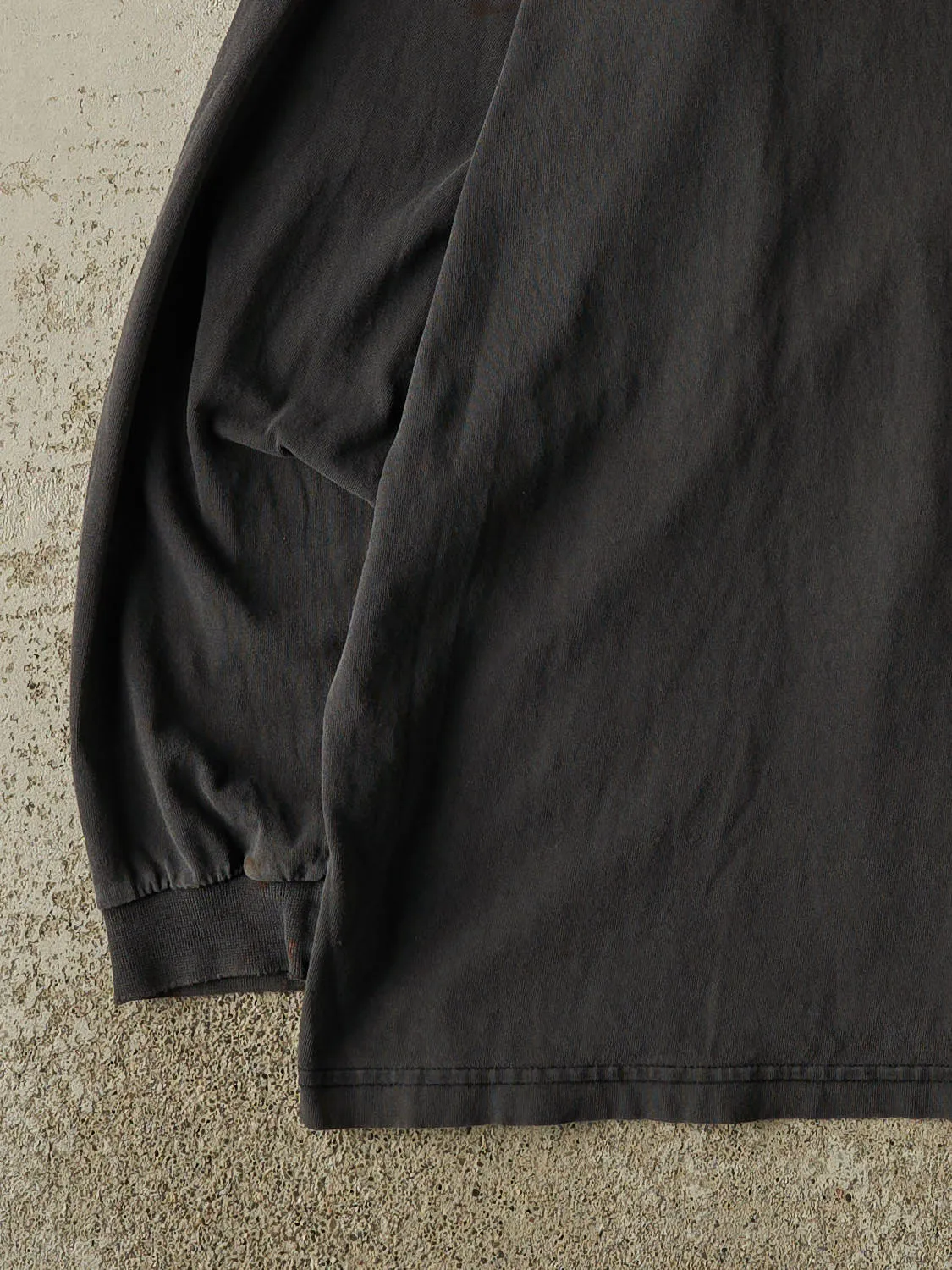 Vintage 90s Faded Black Buffalo Sabres Long Sleeve (XL/XXL) sold by Rebalance Vintage product image thumbnail 3