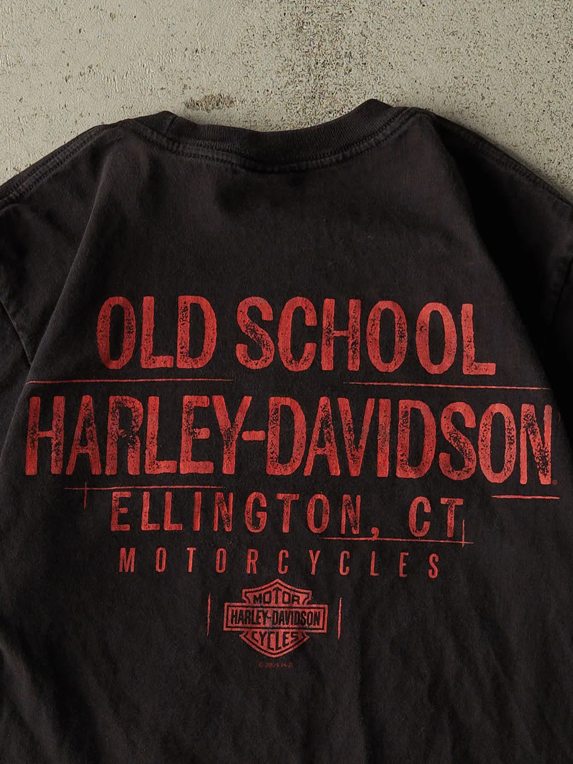 22' Black Harley Davidson Ellington CT Tee (S/M) sold by Rebalance Vintage product image thumbnail 4