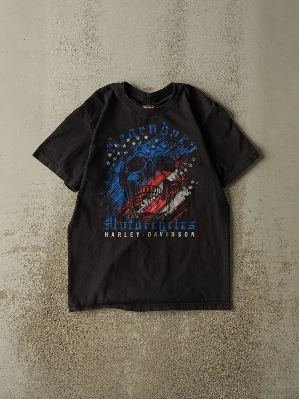 22' Black Harley Davidson Ellington CT Tee (S/M) made by Rebalance Vintage