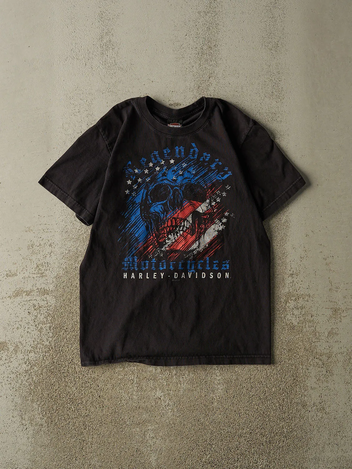 22' Black Harley Davidson Ellington CT Tee (S/M) sold by Rebalance Vintage