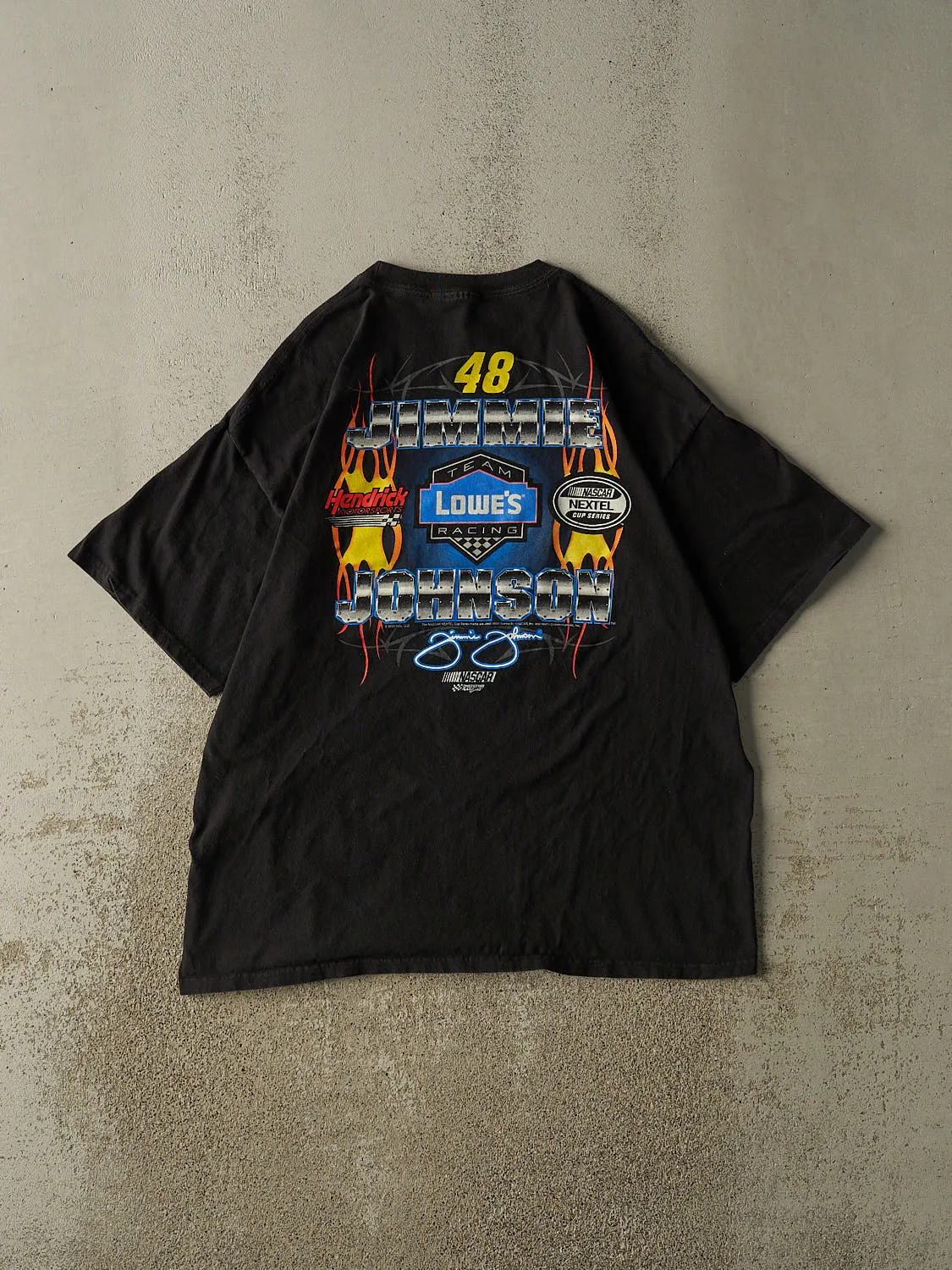 Vintage 05' Black Jimmie Johnson Nascar Tee (XL) sold by Rebalance Vintage product image thumbnail 2