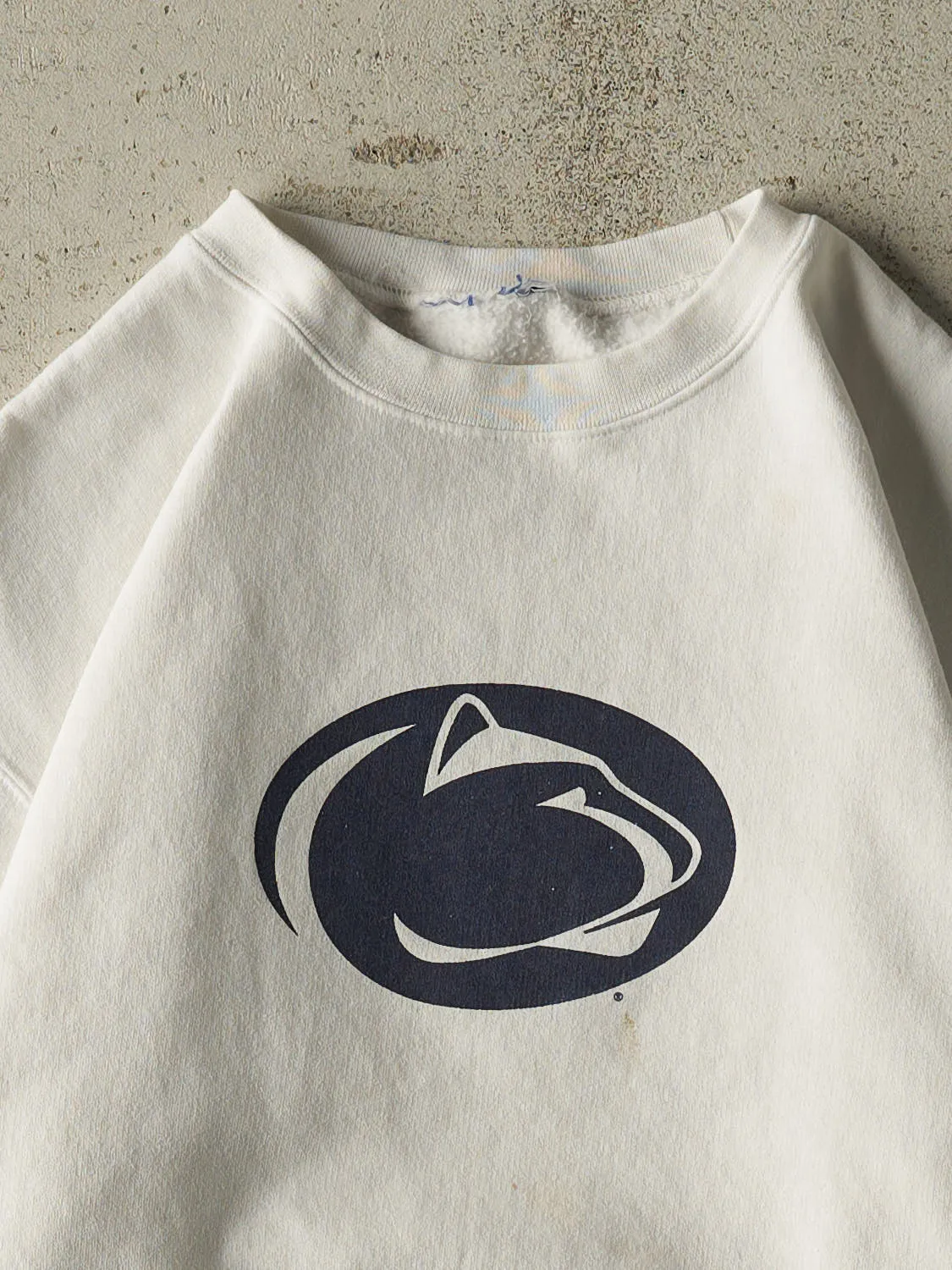 Vintage 90s White Penn State University Crewneck (M/L) sold by Rebalance Vintage product image thumbnail 2