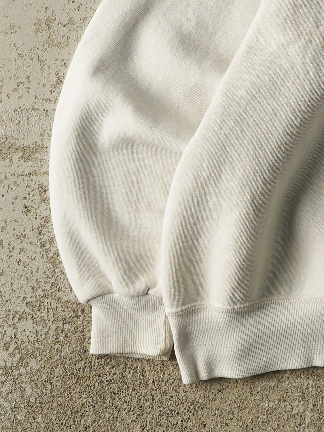 Vintage 90s White Russell Athletic Blank Crewneck (M/L) sold by Rebalance Vintage product image thumbnail 3