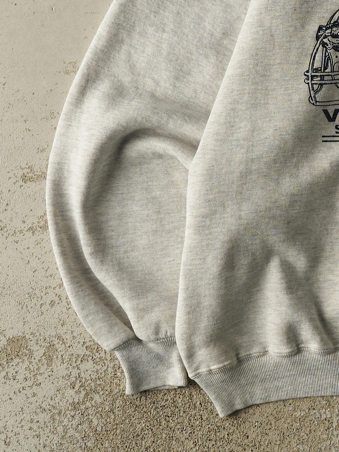 Vintage 94' Heather Grey Russell Athletic Ritchie County Rebels Crewneck (XL/XXL) sold by Rebalance Vintage product image thumbnail 3