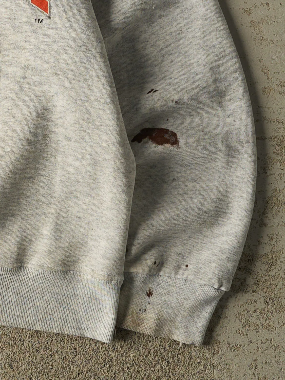 Vintage 80s Heather Grey University of Virginia Cavaliers Crewneck (S) sold by Rebalance Vintage product image thumbnail 3