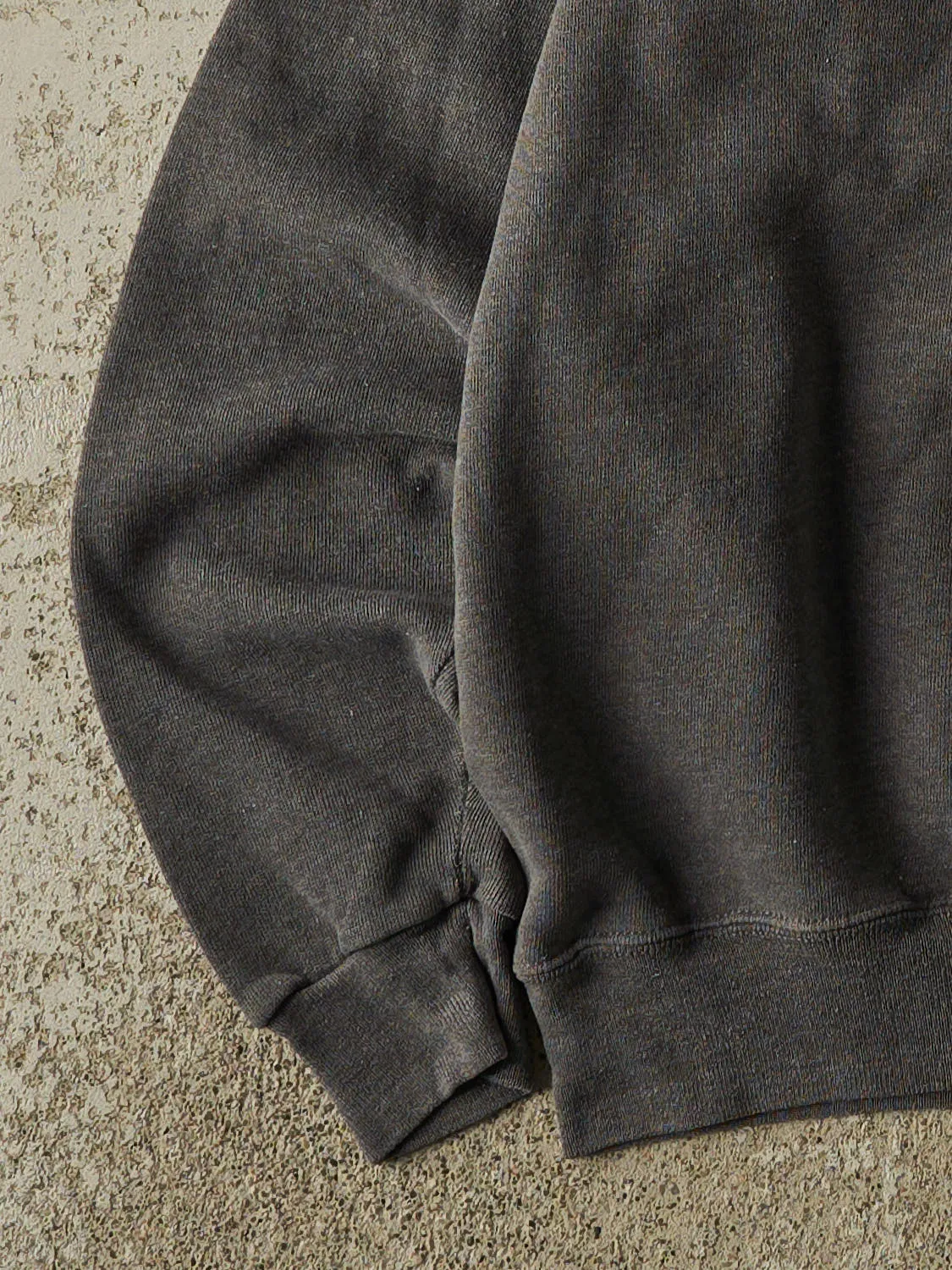 Vintage 80s Charcoal Grey Blank Crewneck (S/M) sold by Rebalance Vintage product image thumbnail 3