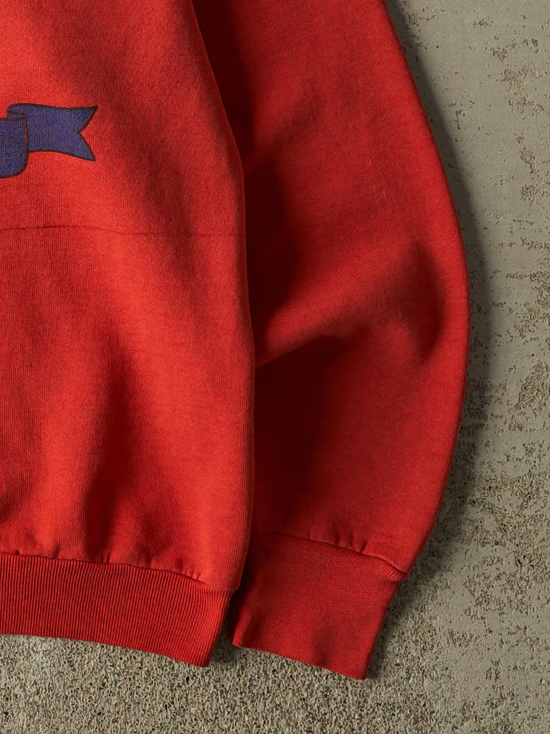 Vintage 80s Sun Faded Red Georgetown University Hoyas Crewneck (L/XL) sold by Rebalance Vintage product image thumbnail 4
