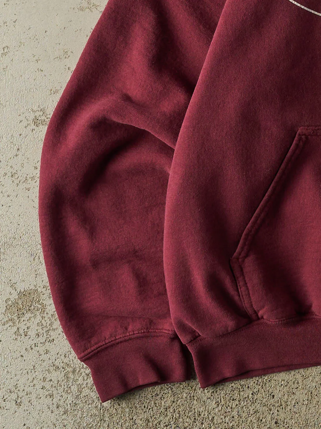 Vintage 90s Burgundy Eaton Rapids Track Hoodie (S/M) sold by Rebalance Vintage product image thumbnail 3