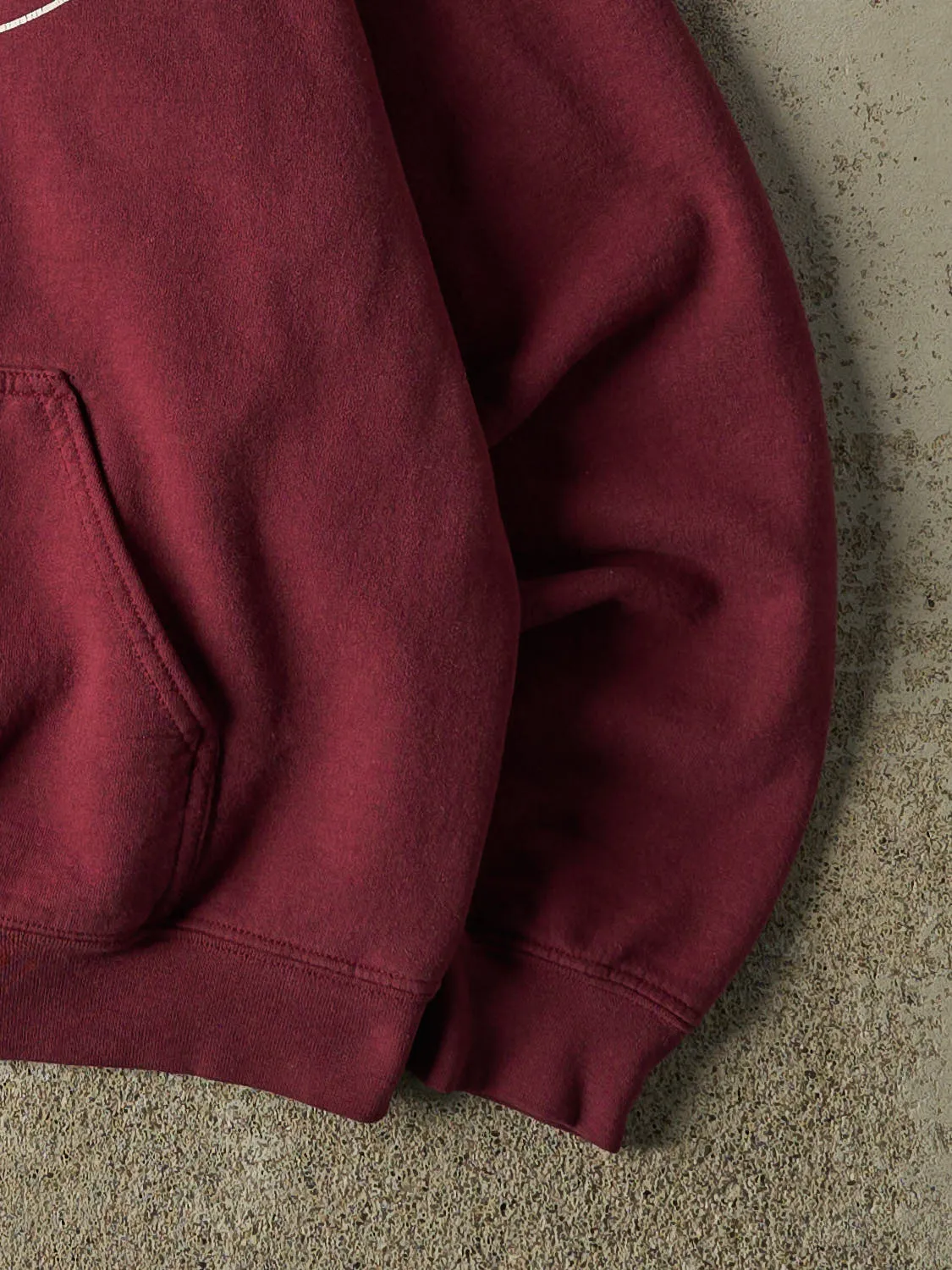 Vintage 90s Burgundy Eaton Rapids Track Hoodie (S/M) sold by Rebalance Vintage product image thumbnail 4