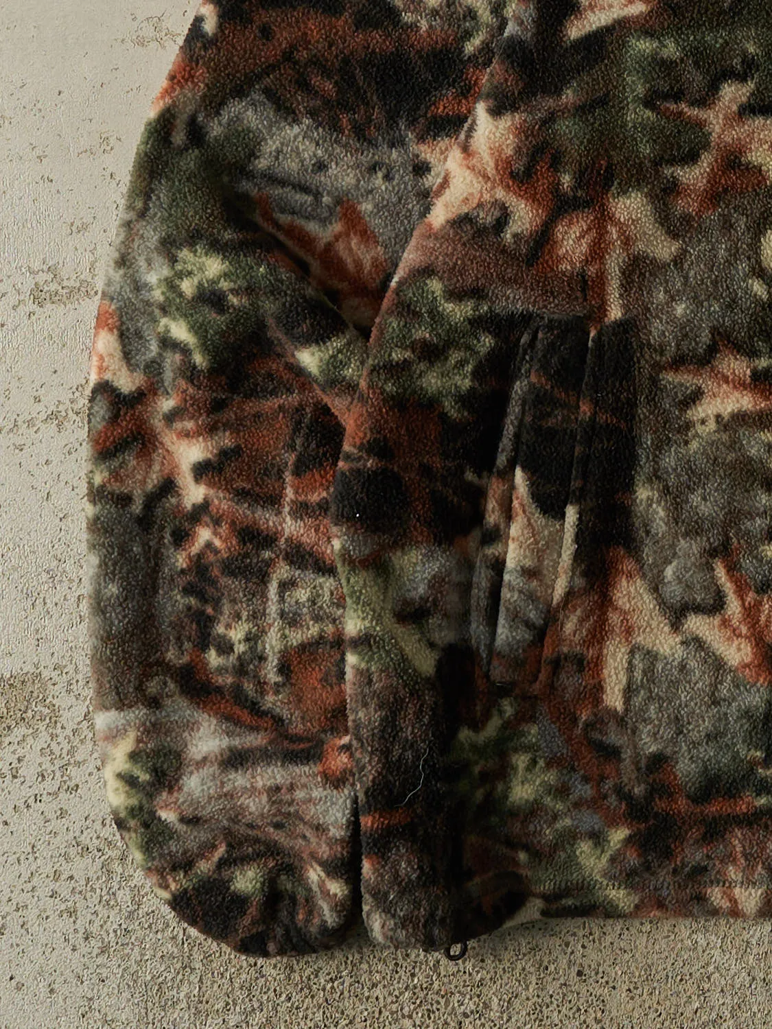 Vintage 90s Camo Zip Up Fleece (L/XL) sold by Rebalance Vintage product image thumbnail 3