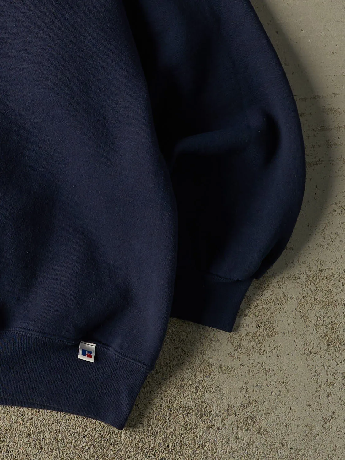 Vintage 90s Navy Blue Russell Athletic Crewneck (XXL) sold by Rebalance Vintage product image thumbnail 4