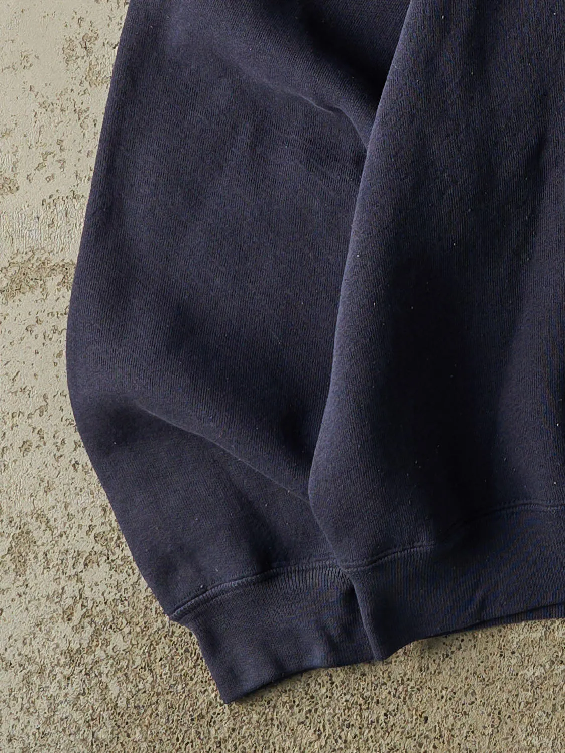 Vintage 90s Navy Blue Russell Athletic Blank Crewneck (L/XL) sold by Rebalance Vintage product image thumbnail 3