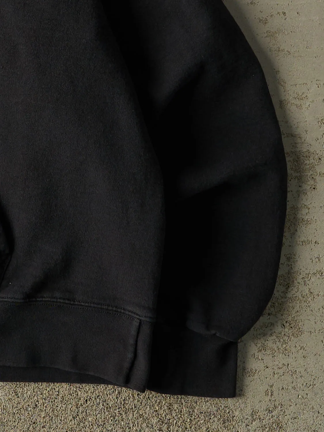 Vintage 90s Black Blank Hoodie (S) sold by Rebalance Vintage product image thumbnail 4