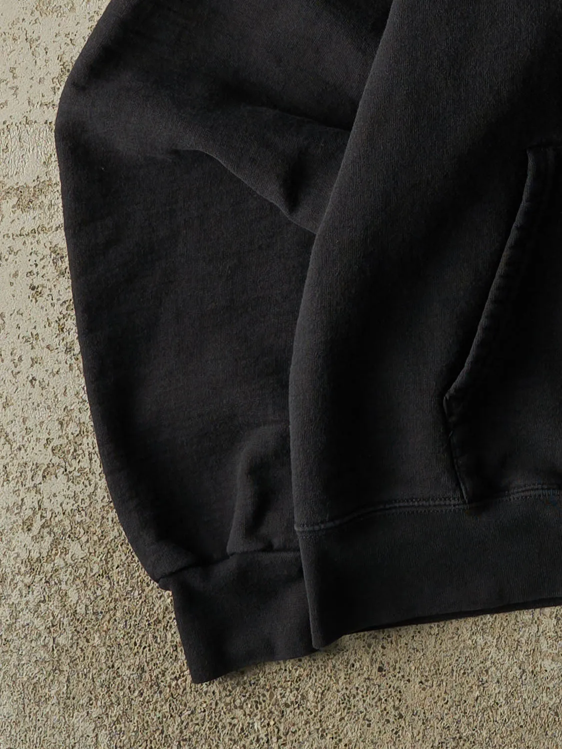 Vintage 90s Black Blank Hoodie (S) sold by Rebalance Vintage product image thumbnail 3