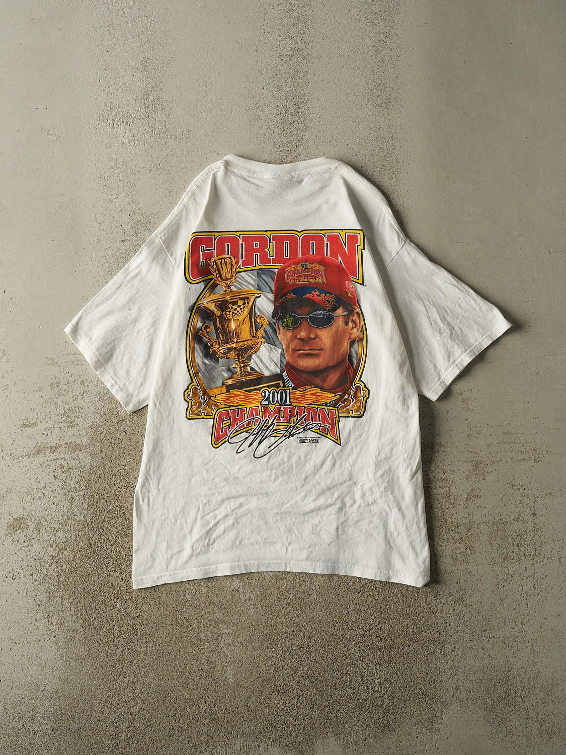 Vintage 01' White Jeff Gordon Winston Cup Champion Tee (XL) sold by Rebalance Vintage product image thumbnail 2