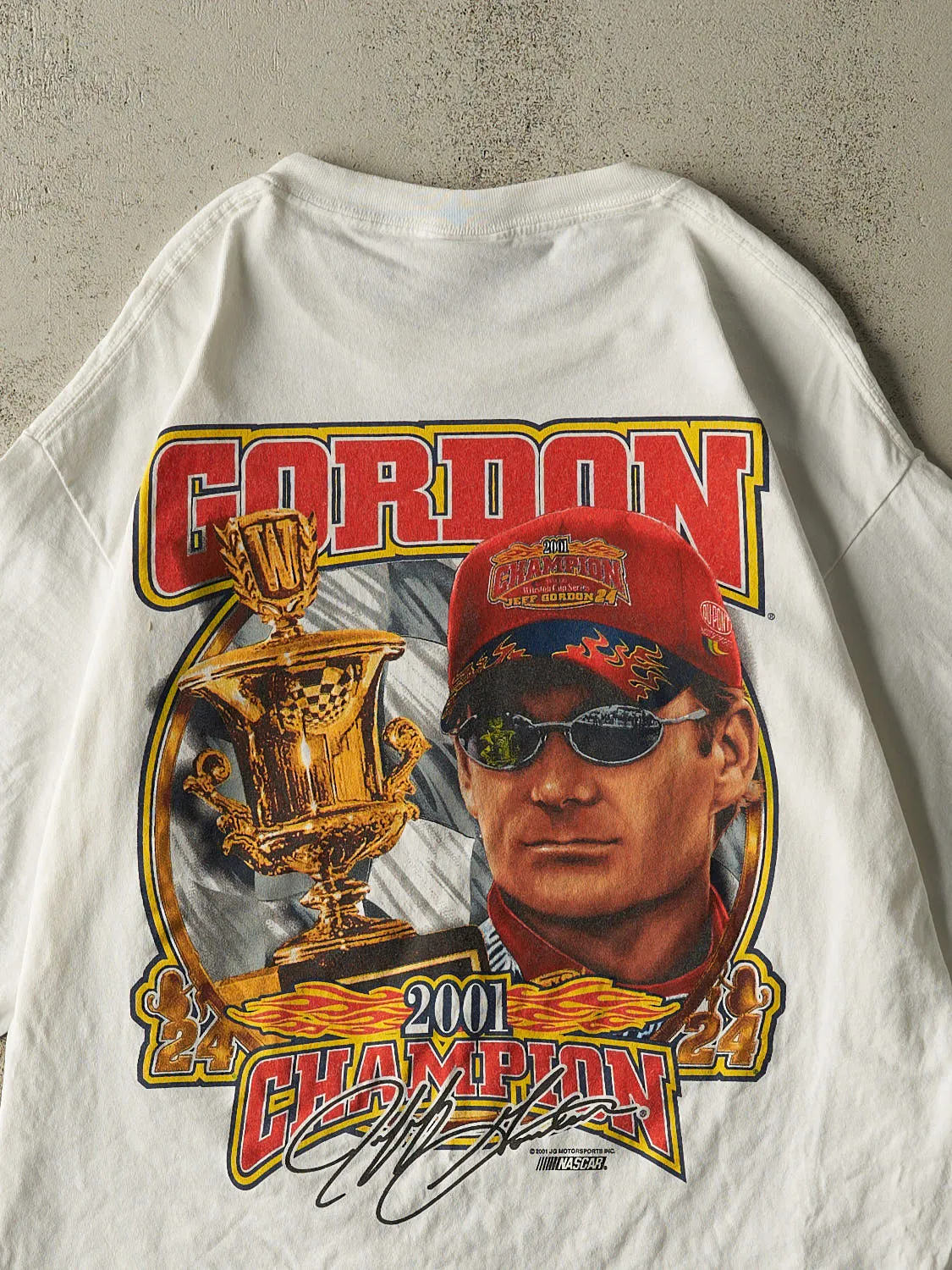Vintage 01' White Jeff Gordon Winston Cup Champion Tee (XL) sold by Rebalance Vintage product image thumbnail 4