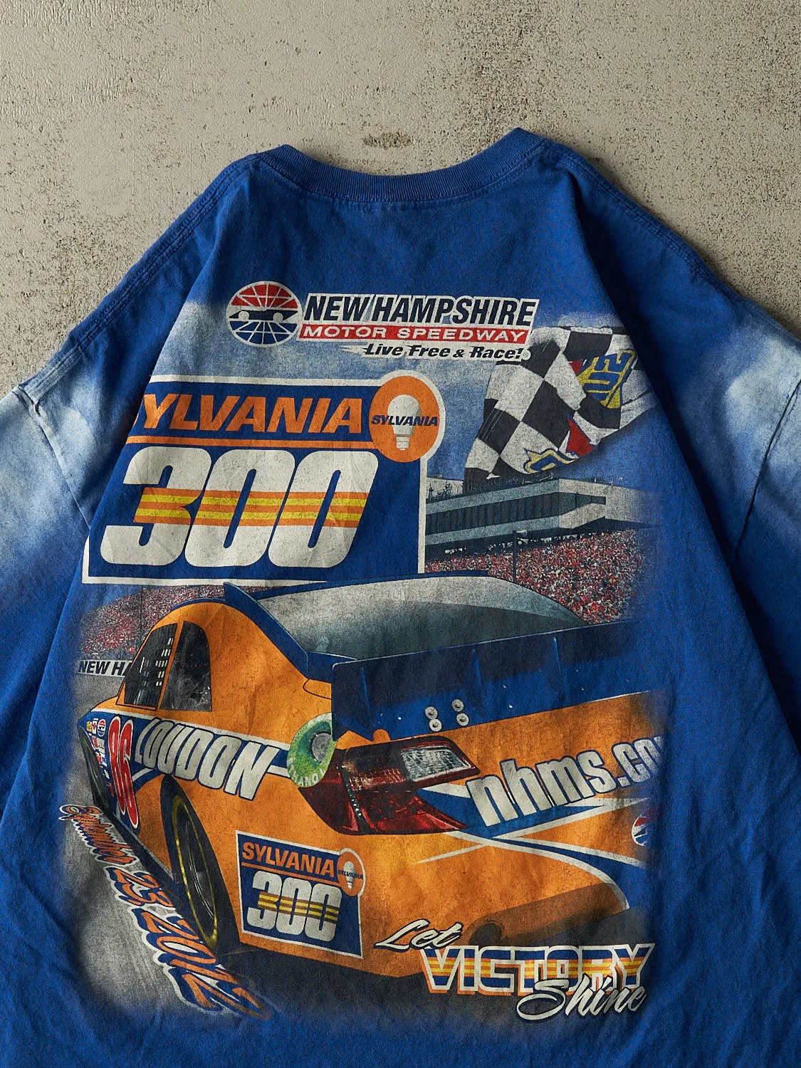 Vintage 12' Blue Sylvania AOP Racing Tee (XL) sold by Rebalance Vintage product image thumbnail 4