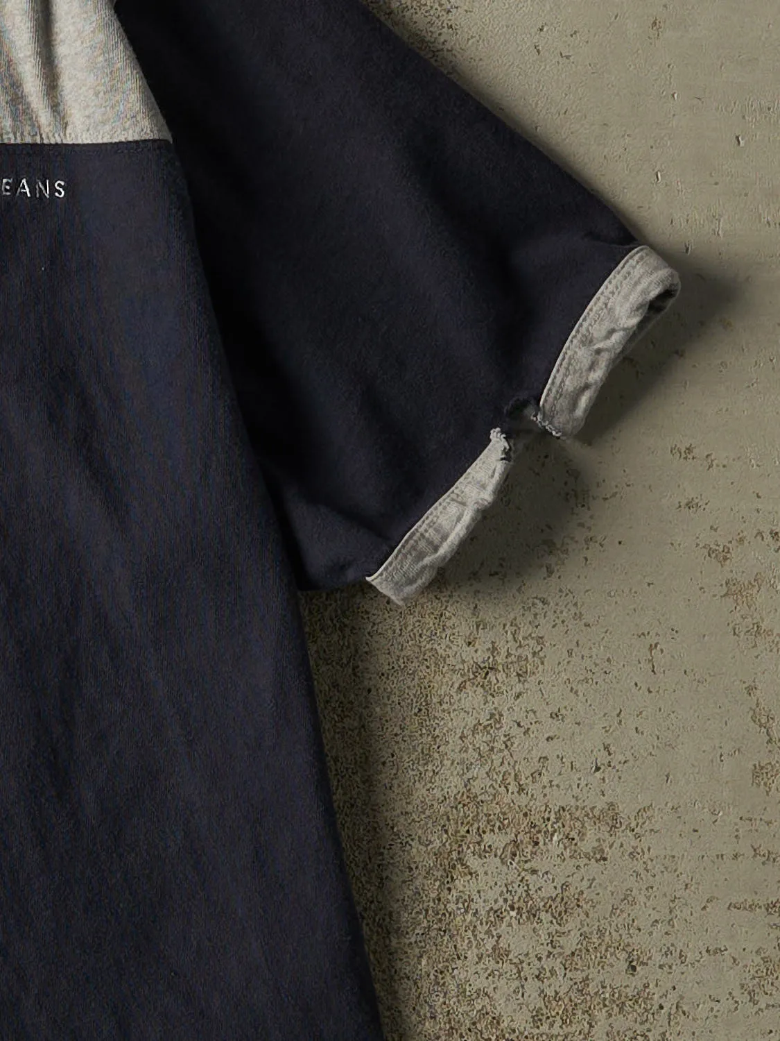 Vintage 90s Navy Blue Tommy Jeans Embroidered Tee (M/L) sold by Rebalance Vintage product image thumbnail 4