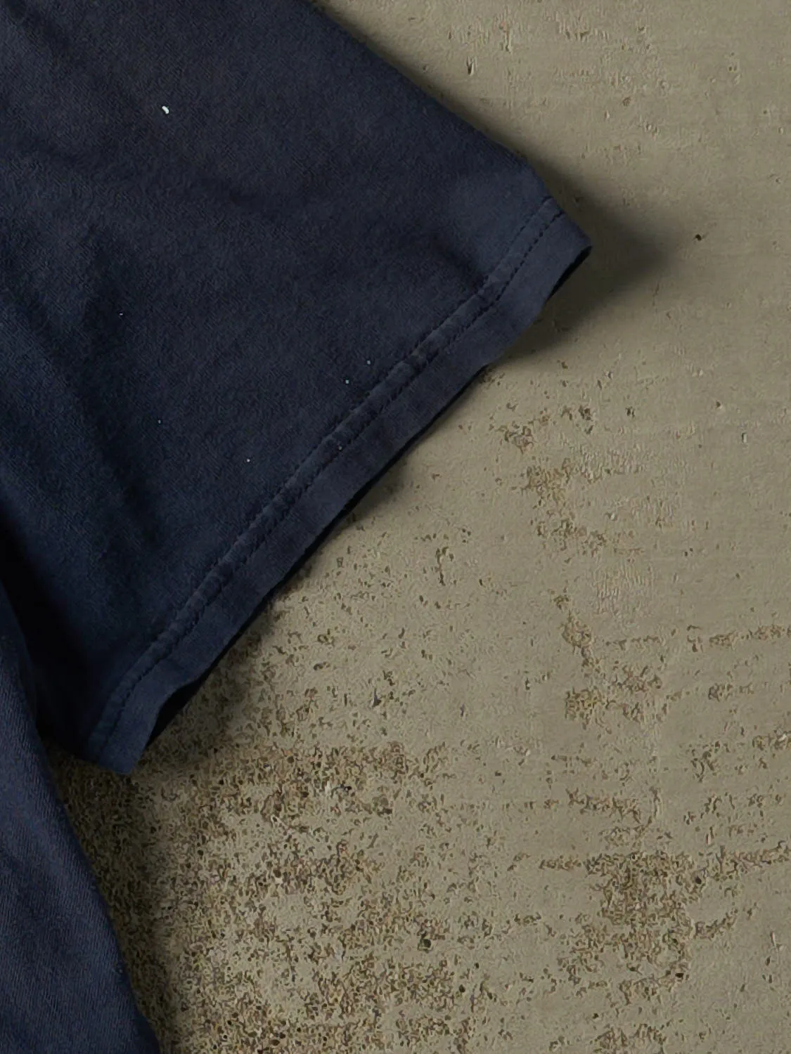 Vintage 90s Navy Blue Blank Tee (M/L) sold by Rebalance Vintage product image thumbnail 4