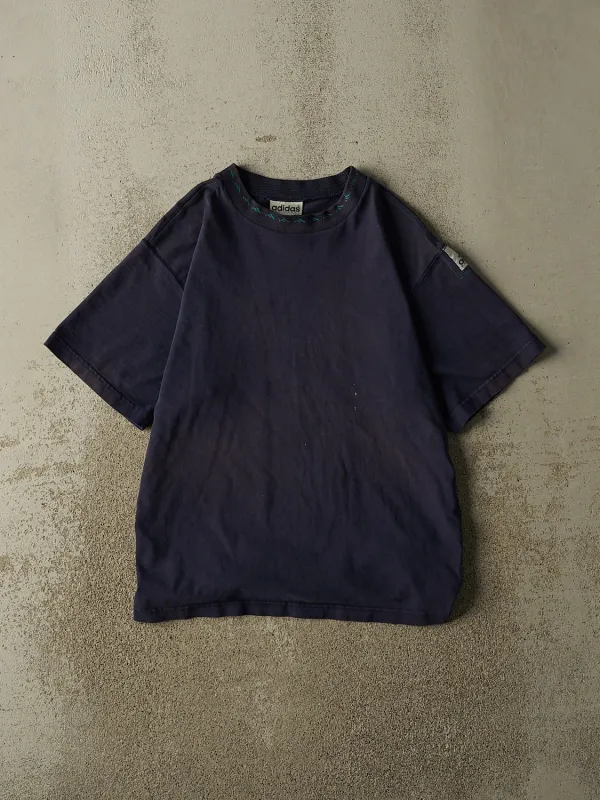 Vintage 80s Navy Blue Adidas Equipment Tee (M/L) made by Rebalance Vintage