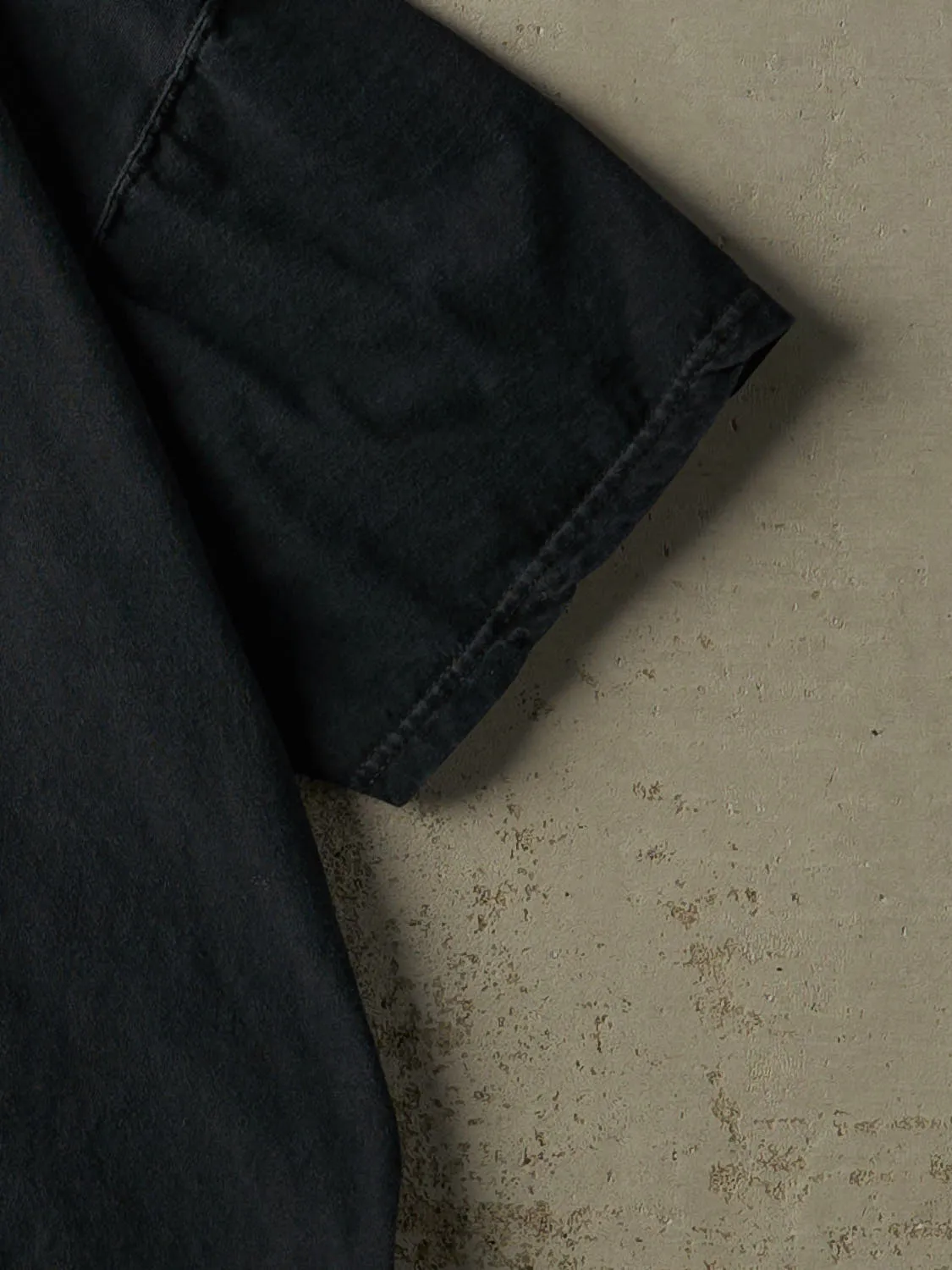 Vintage 90s Faded Black Russell Athletic Pocket Tee (L/XL) sold by Rebalance Vintage product image thumbnail 3