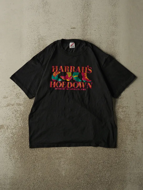 Vintage 93' Black Harrah's Hoedown Tee (M) made by Rebalance Vintage