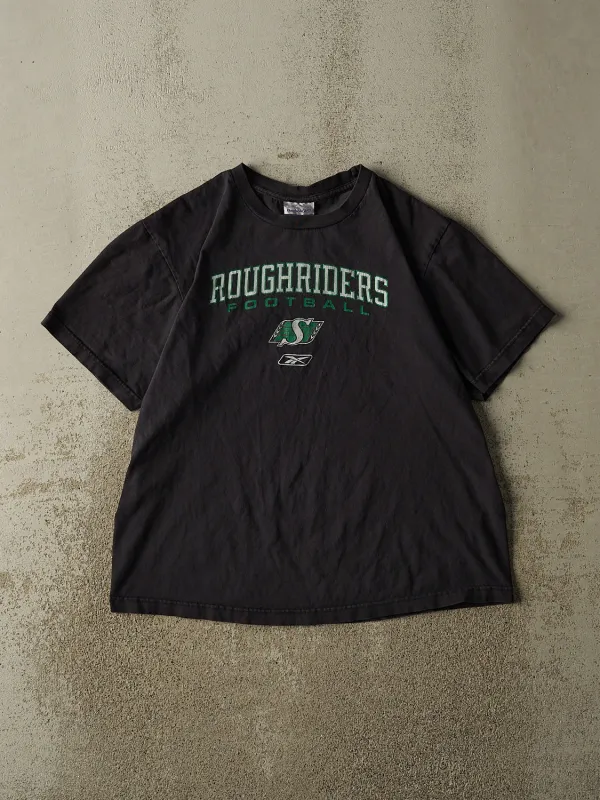 Vintage 90s Faded Black Saskatchewan Rough Riders Tee (M/L) sold by Rebalance Vintage