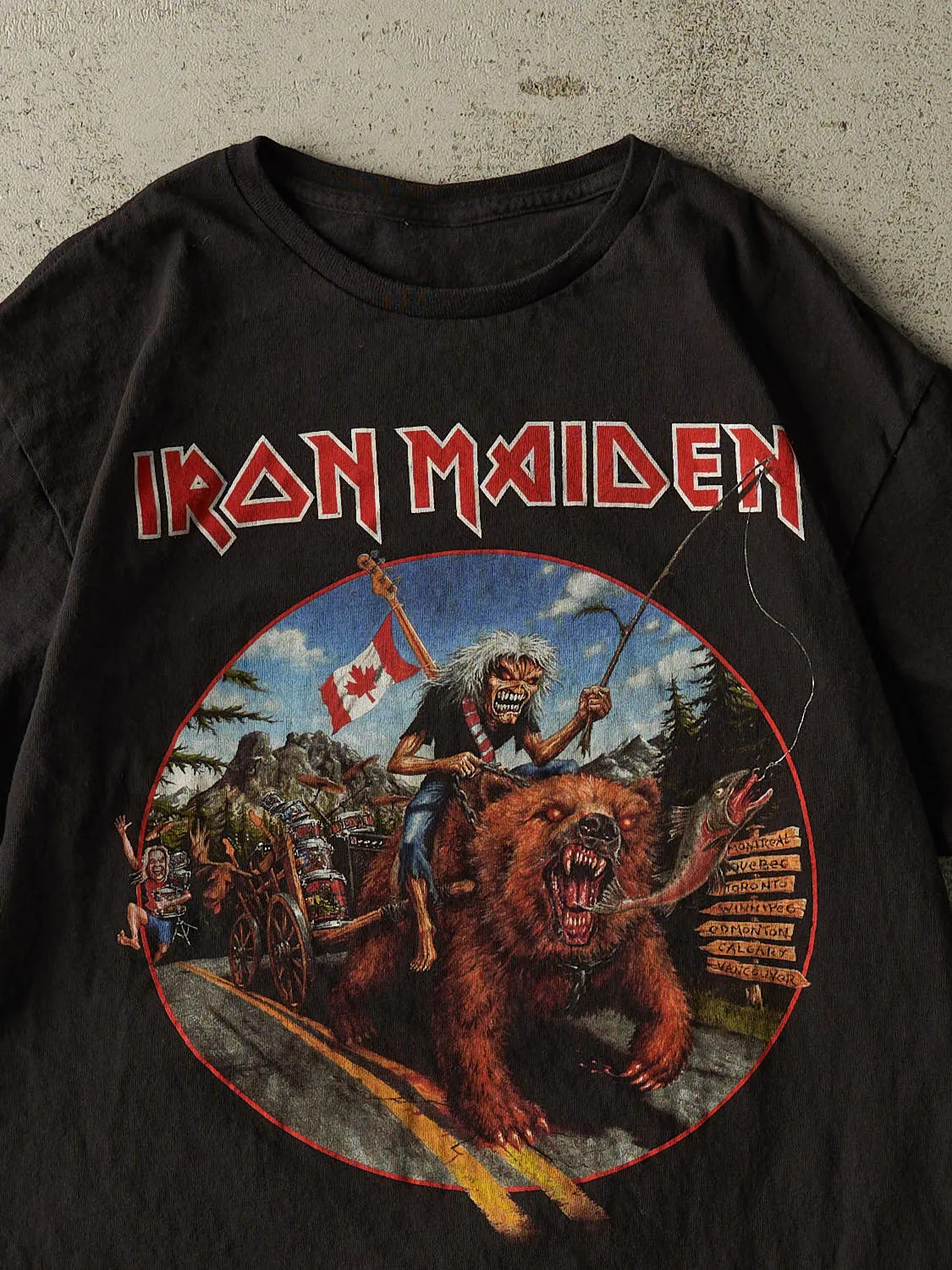 19' Black Iron Maiden Legacy of The Beast Tour Tee (M) sold by Rebalance Vintage product image thumbnail 3