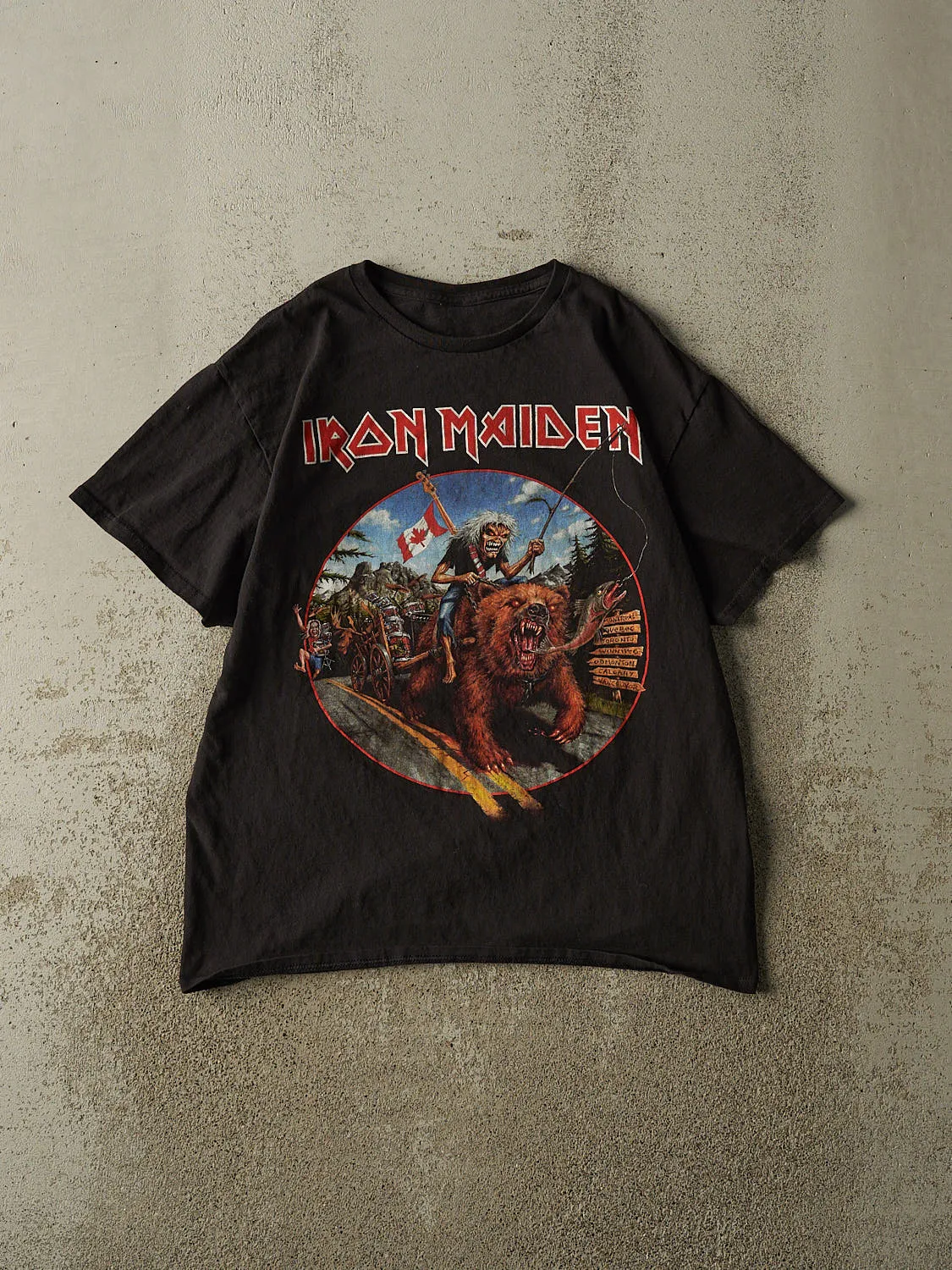 19' Black Iron Maiden Legacy of The Beast Tour Tee (M) sold by Rebalance Vintage