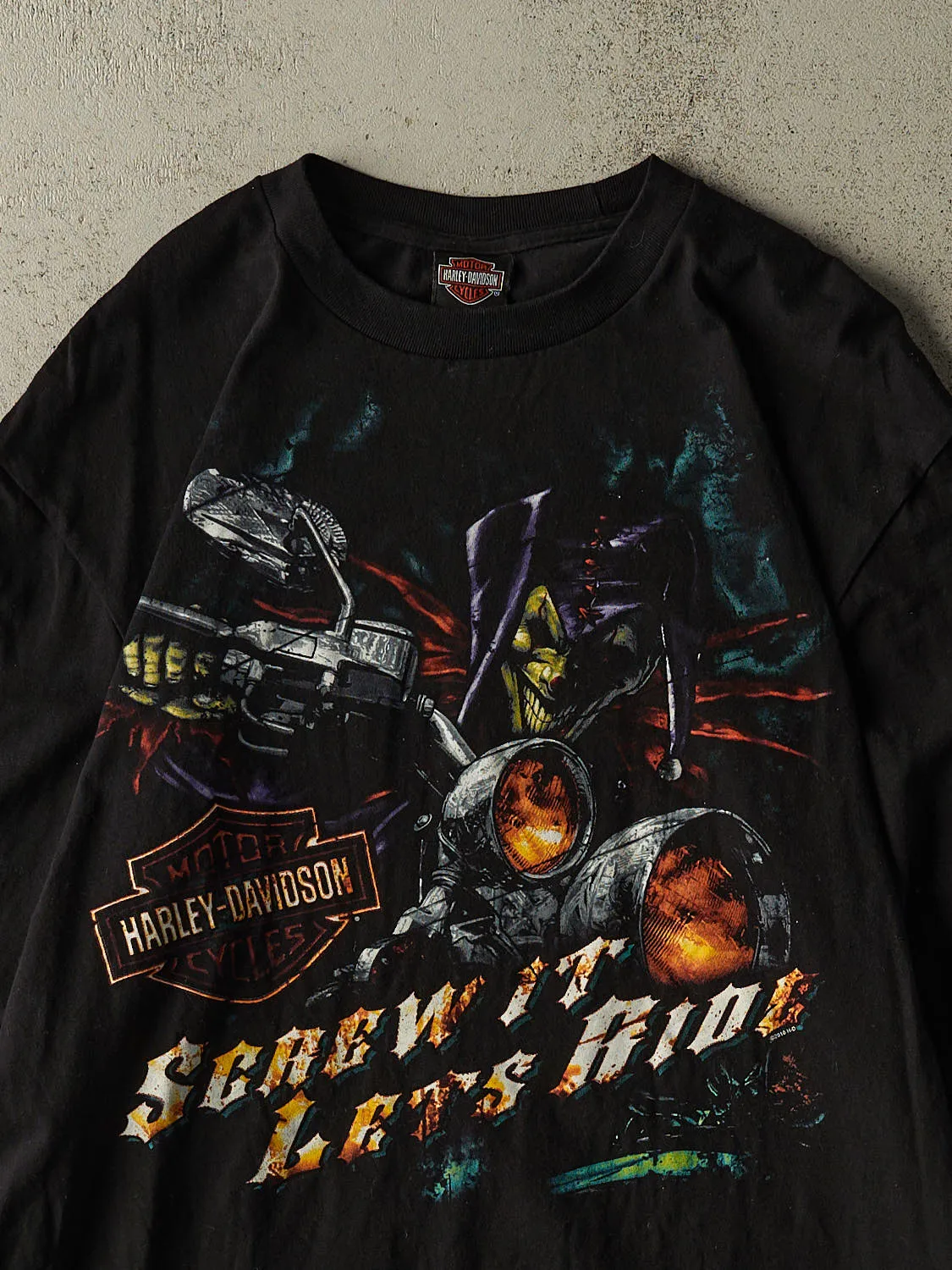 Vintage 09' Black Harley Davidson Germany Long Sleeve (L/XL) sold by Rebalance Vintage product image thumbnail 3