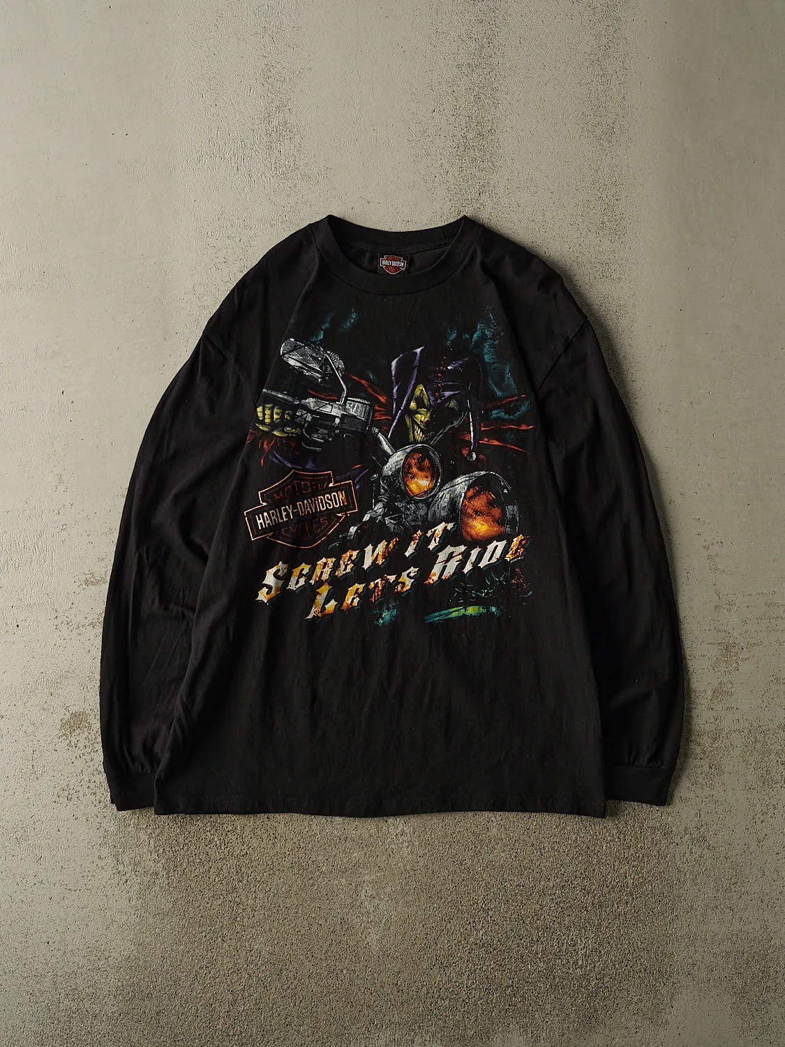 Vintage 09' Black Harley Davidson Germany Long Sleeve (L/XL) sold by Rebalance Vintage