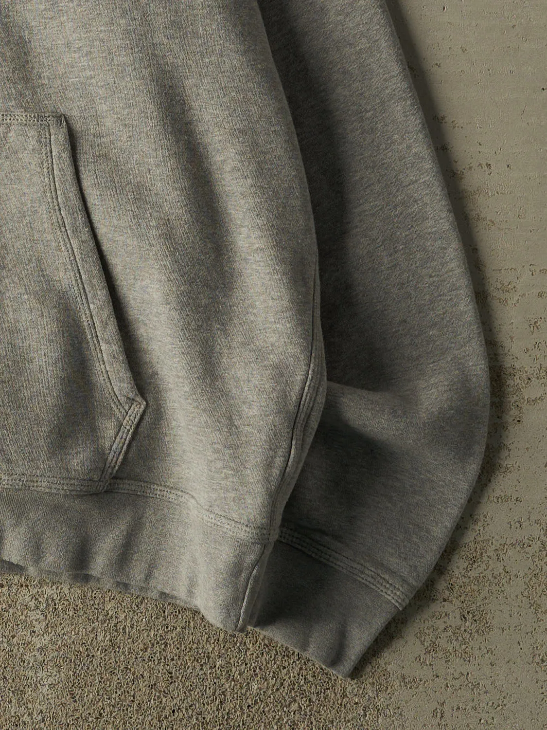 Vintage Y2K Grey Nike Embroidered Swoosh Hoodie (XL) sold by Rebalance Vintage product image thumbnail 4