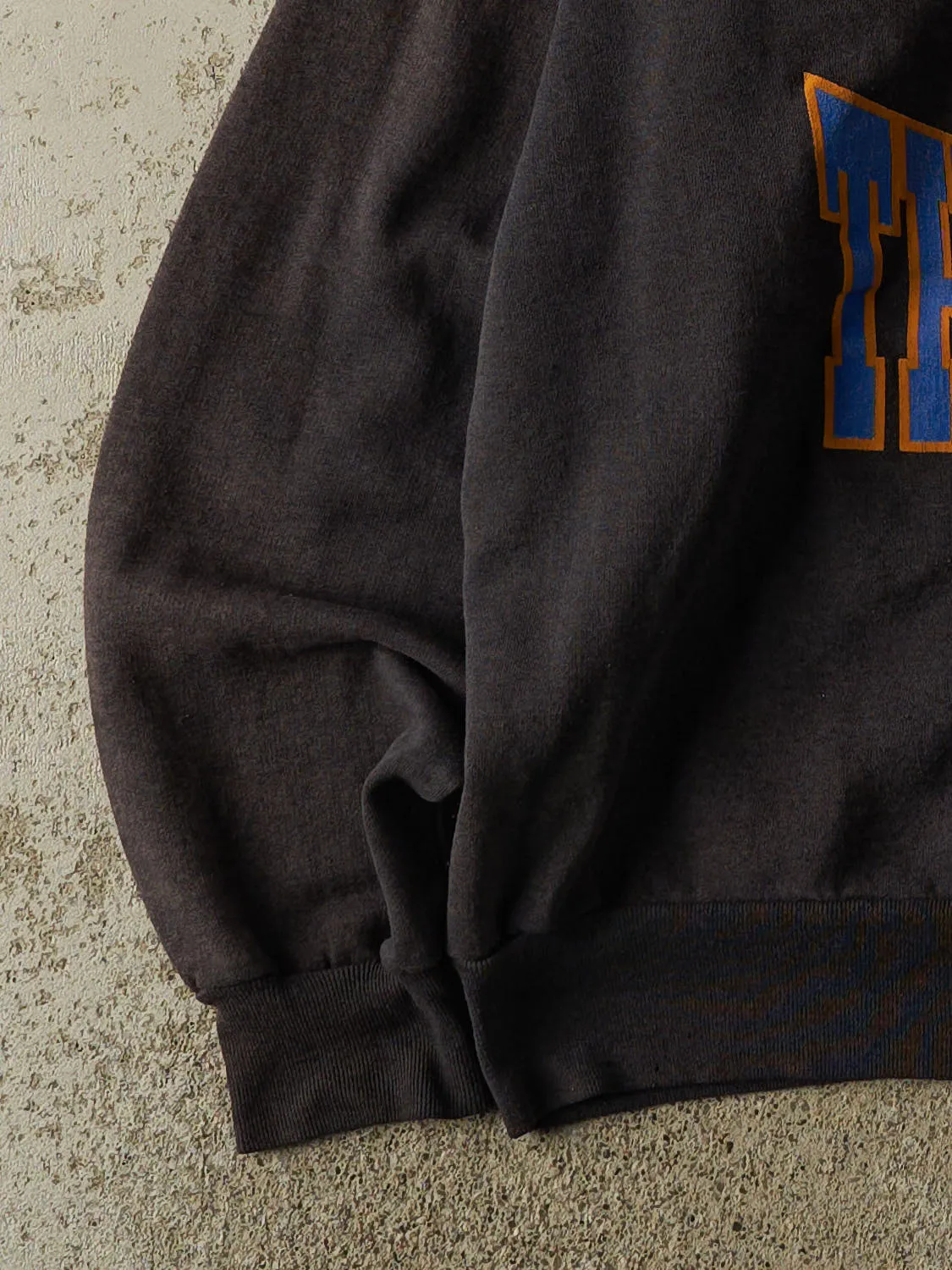 Vintage 80s Sun Faded Black University of the Rockies Crewneck (XL) sold by Rebalance Vintage product image thumbnail 3