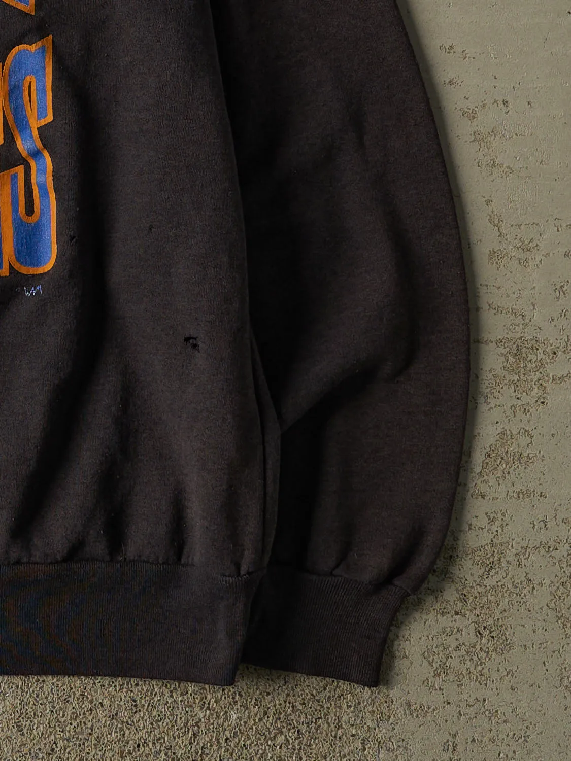 Vintage 80s Sun Faded Black University of the Rockies Crewneck (XL) sold by Rebalance Vintage product image thumbnail 4