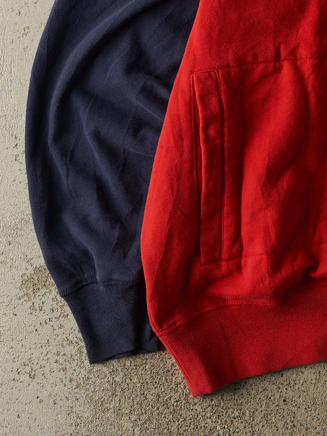 Vintage Y2K Red & Navy Washington Capitals Zip Up Hoodie (XXXL) sold by Rebalance Vintage product image thumbnail 3