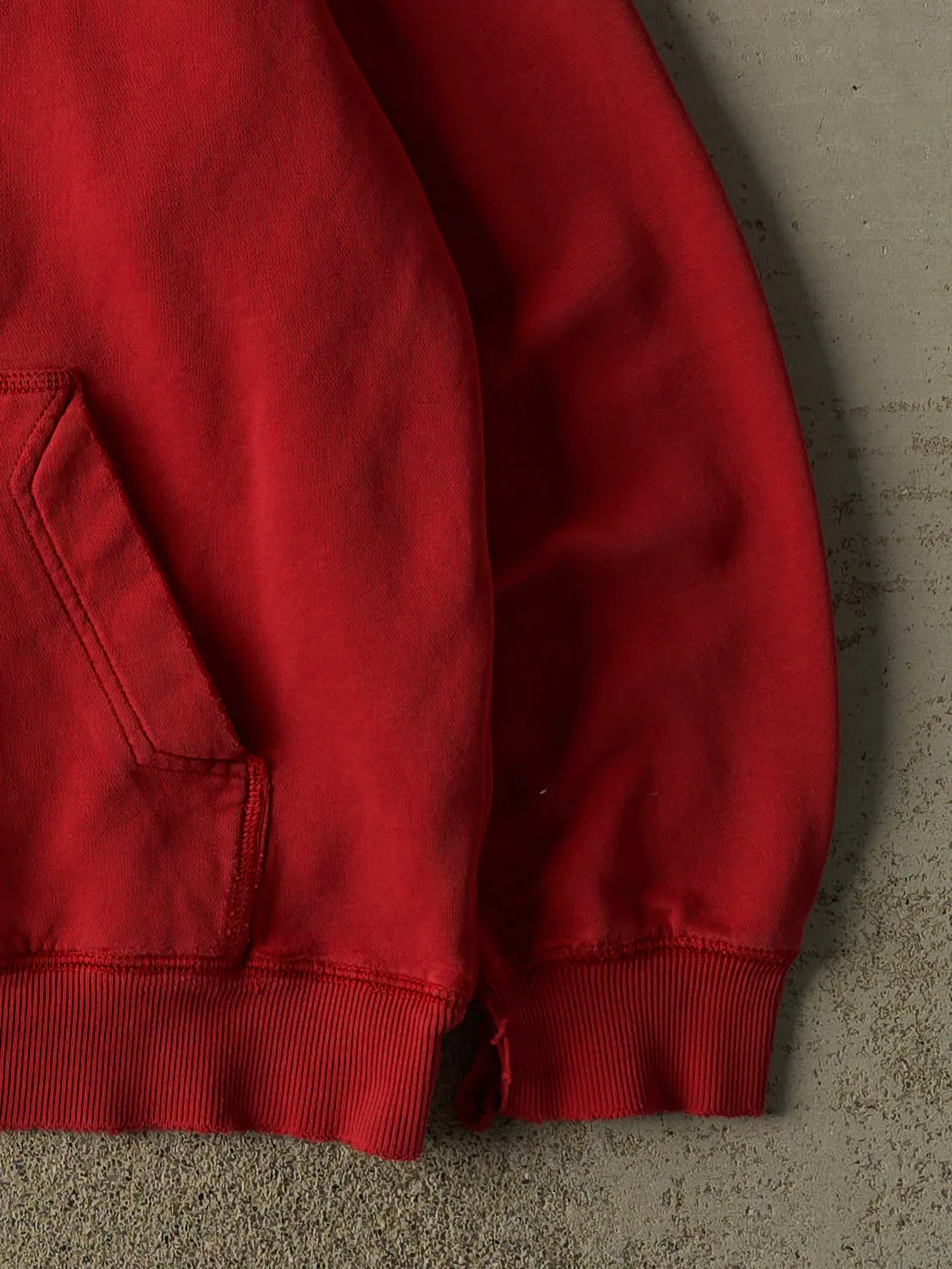 Vintage 90s Red Nike Embroidered Swoosh Hoodie (L/XL) sold by Rebalance Vintage product image thumbnail 4