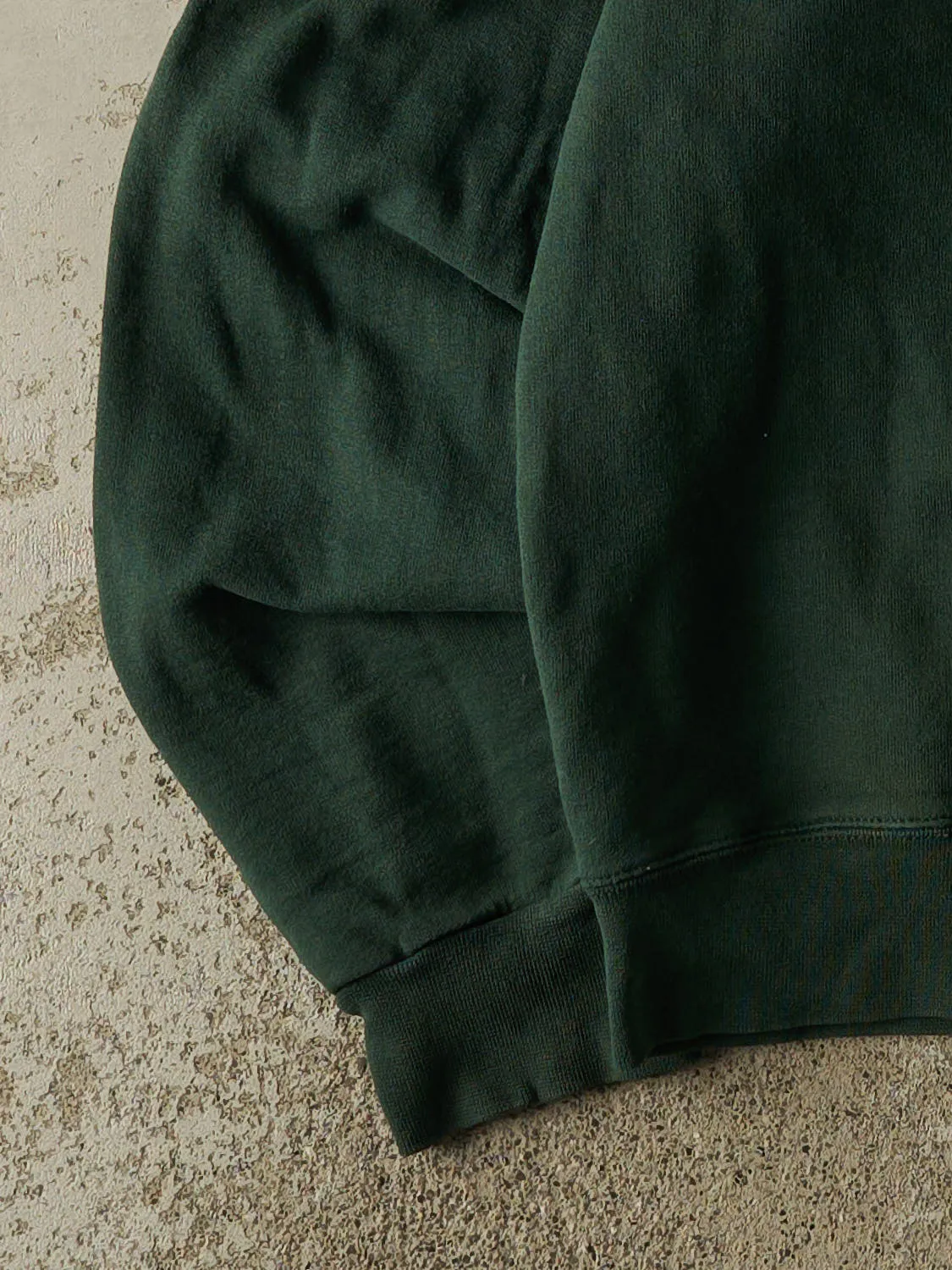 Vintage 90s Green Blank Crewneck (XS/S) sold by Rebalance Vintage product image thumbnail 3