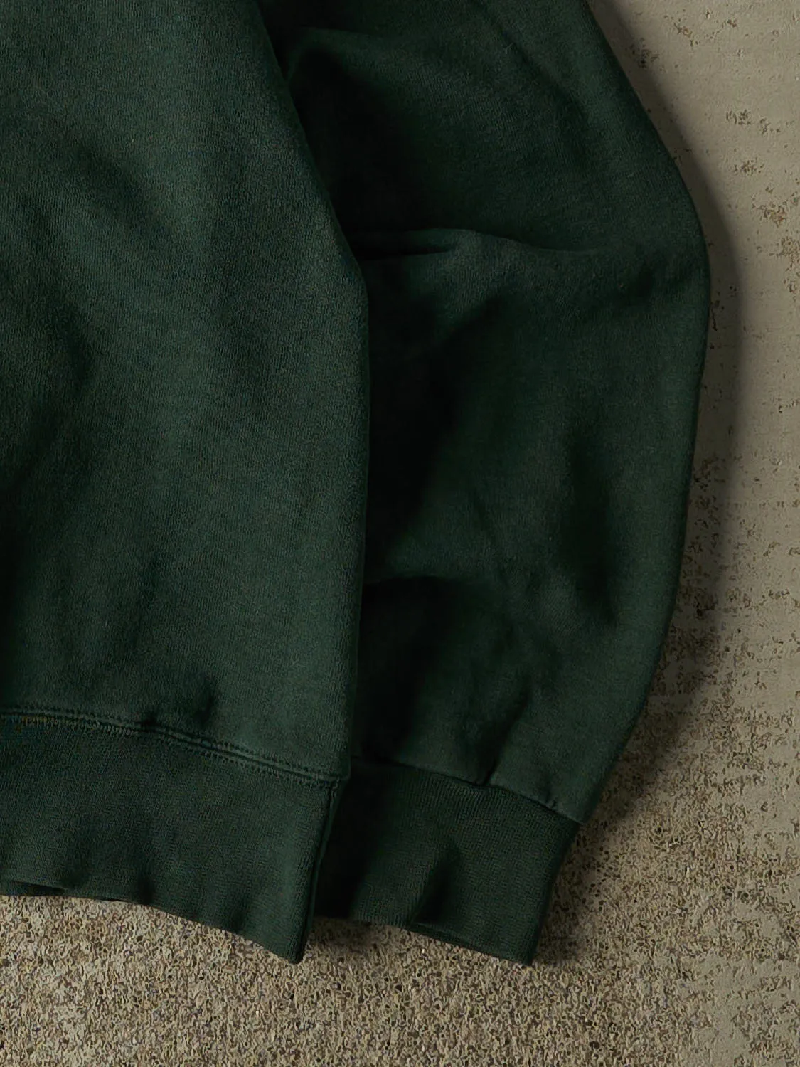 Vintage 90s Green Blank Crewneck (XS/S) sold by Rebalance Vintage product image thumbnail 4