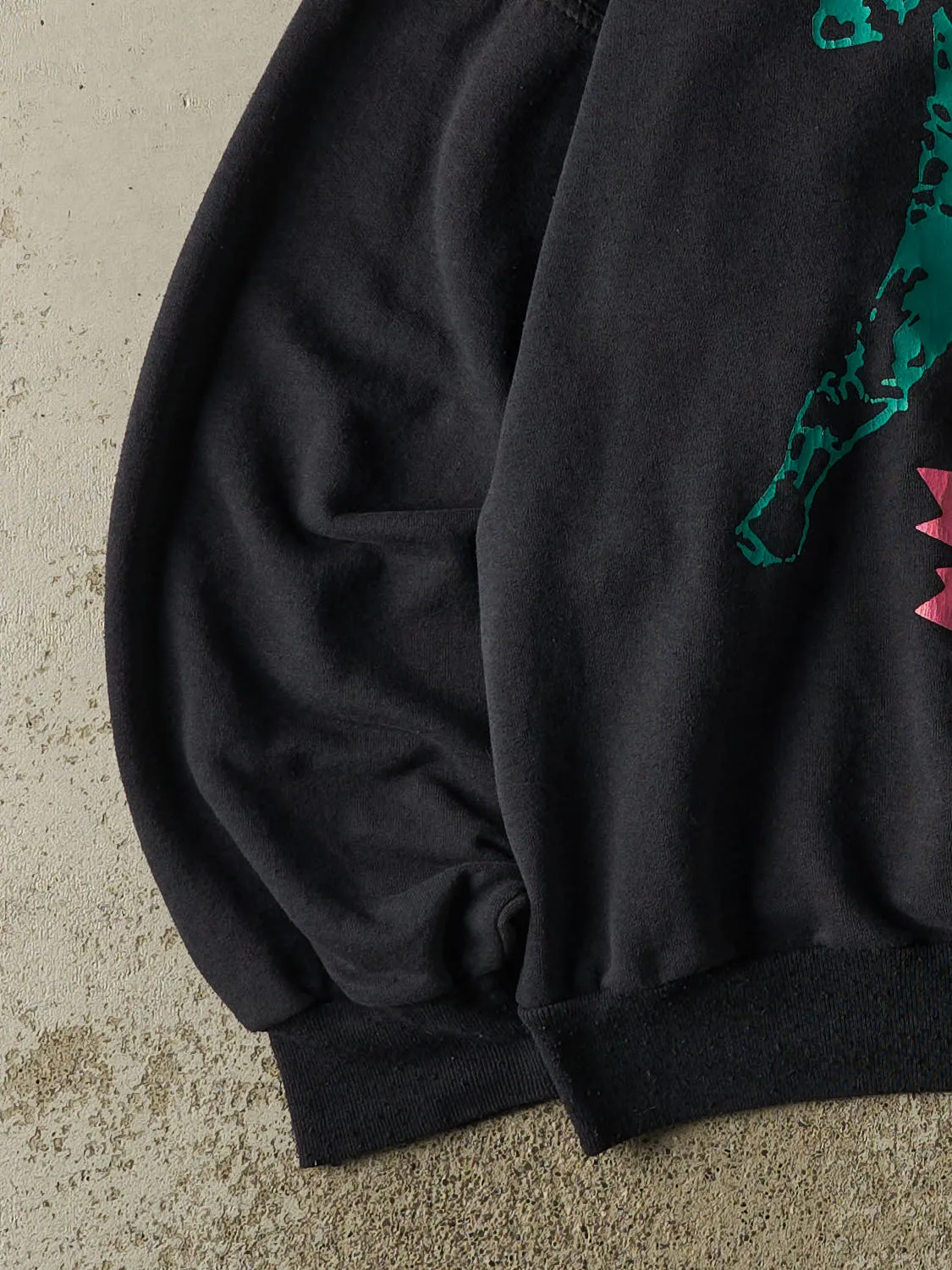 Vintage 91' Faded Black Slo-Pitch National Crewneck (XL) sold by Rebalance Vintage product image thumbnail 3